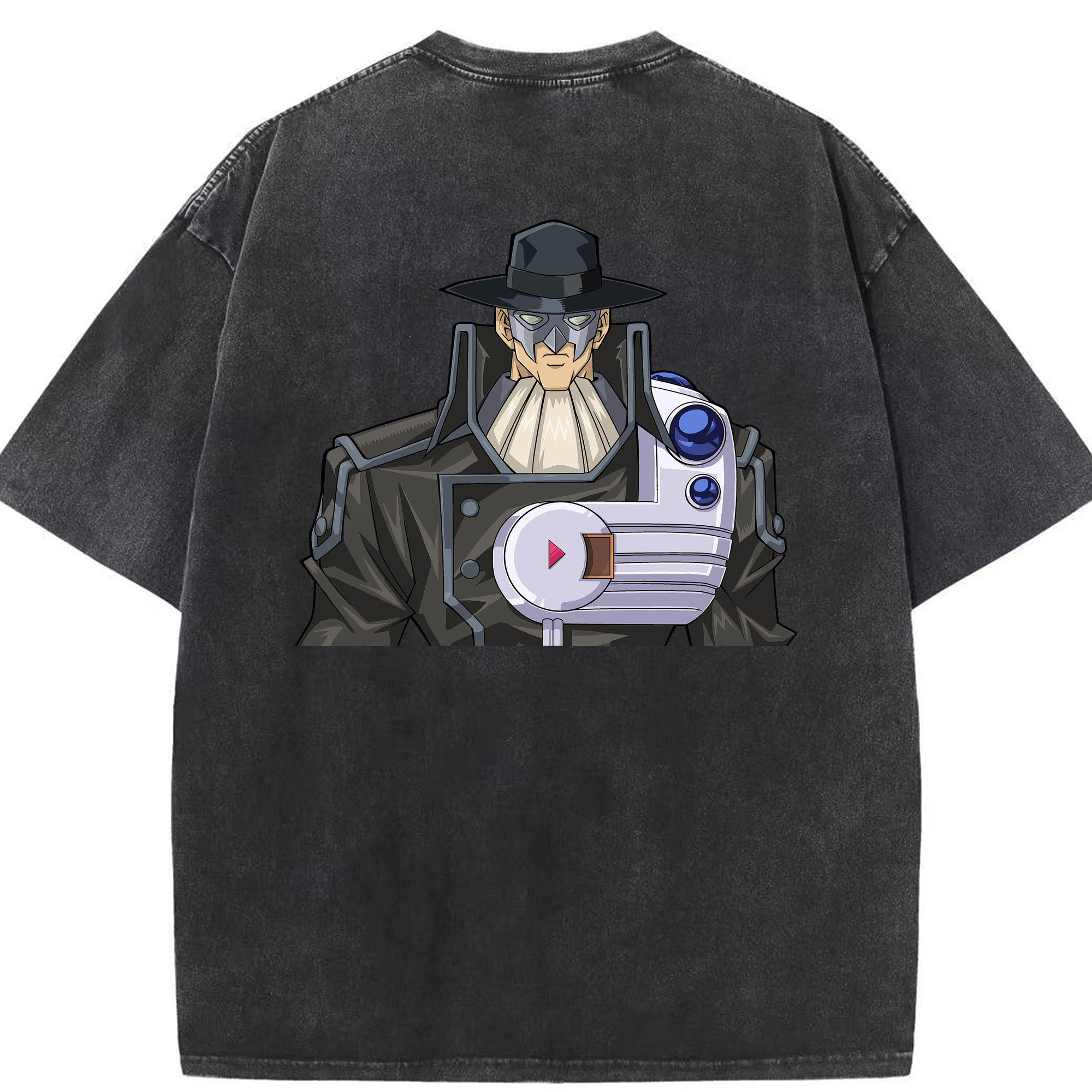 （画像用） 遊☆戯☆王 Yu-Gi-Oh! 綿100% ヴィンテージ風 半袖Tシャツ（背面プリント）