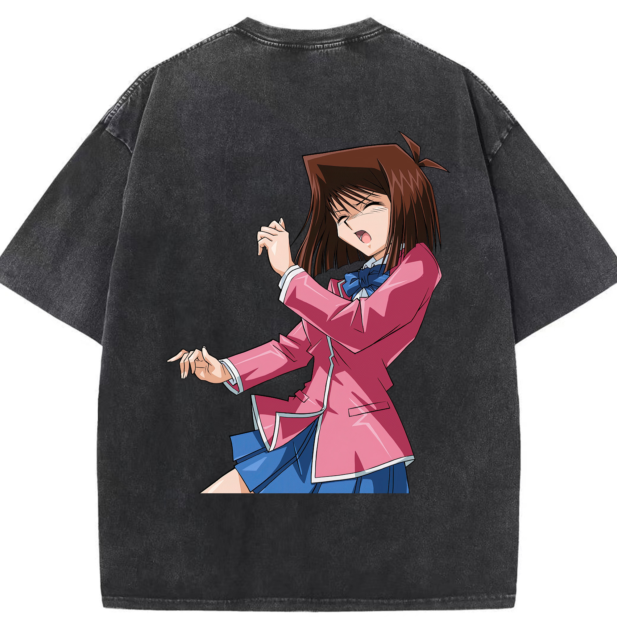 （画像用） 遊☆戯☆王 Yu-Gi-Oh! 綿100% ヴィンテージ風 半袖Tシャツ（背面プリント）
