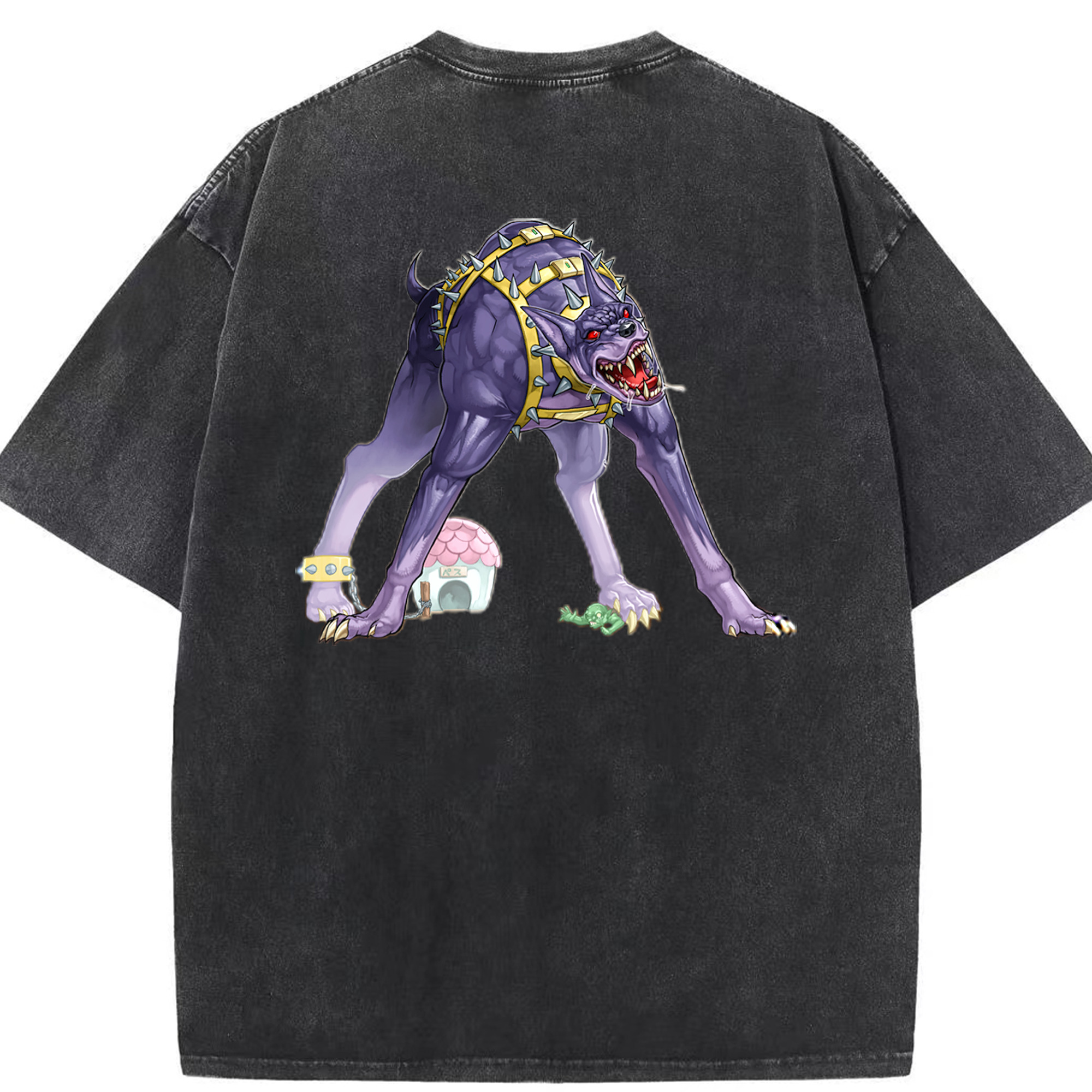 （画像用） 遊☆戯☆王 Yu-Gi-Oh! 綿100% ヴィンテージ風 半袖Tシャツ（背面プリント）