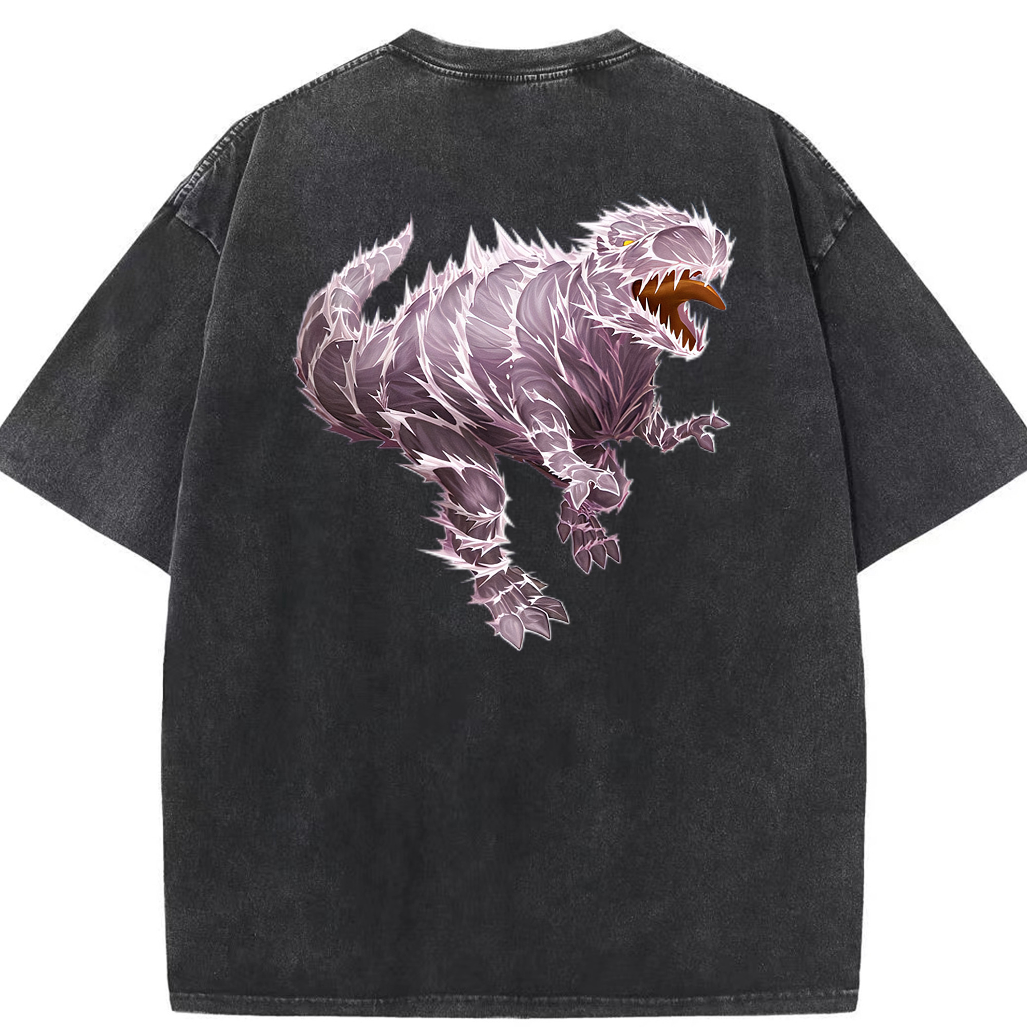 （画像用） 遊☆戯☆王 Yu-Gi-Oh! 綿100% ヴィンテージ風 半袖Tシャツ（背面プリント）