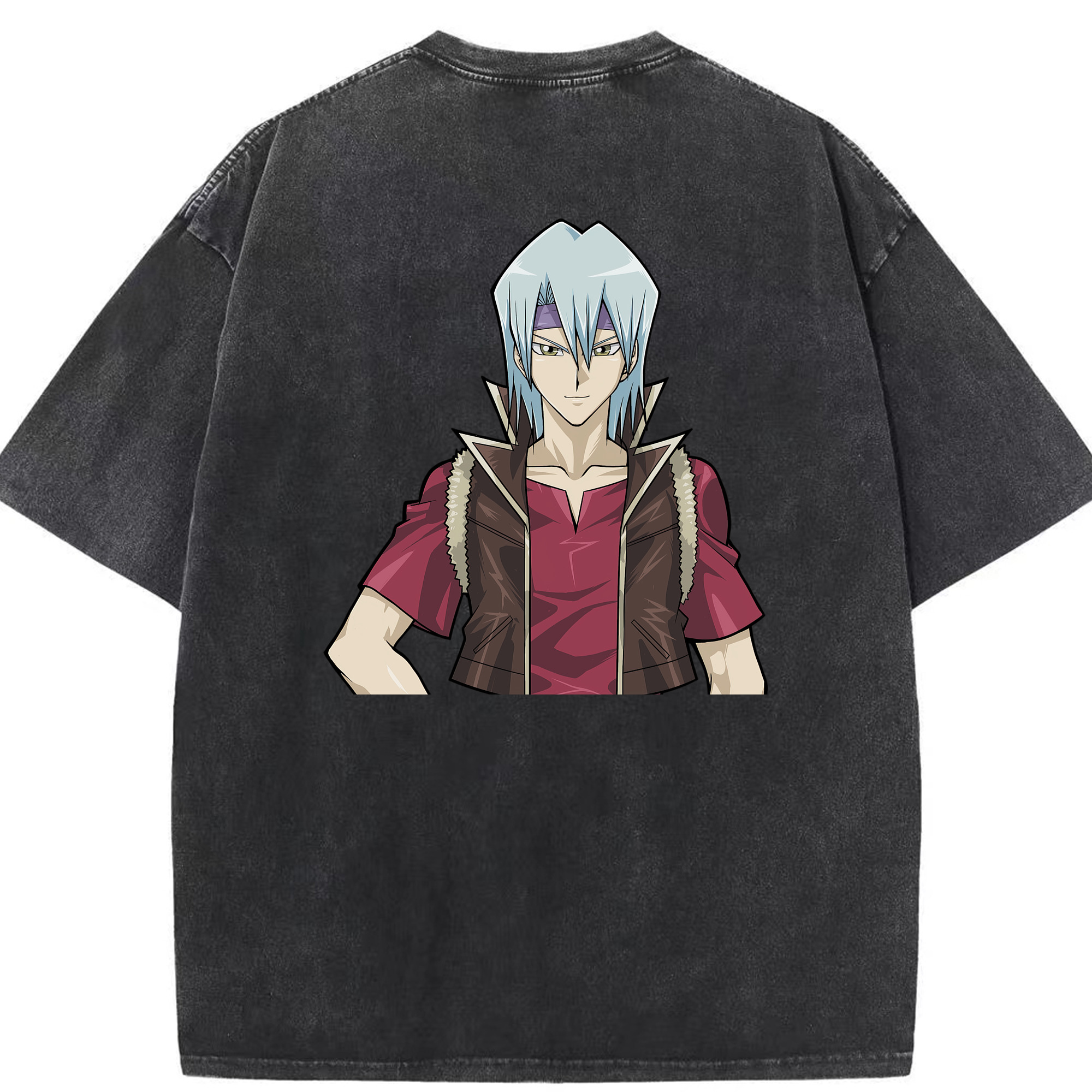 （画像用） 遊☆戯☆王 Yu-Gi-Oh! 綿100% ヴィンテージ風 半袖Tシャツ（背面プリント）