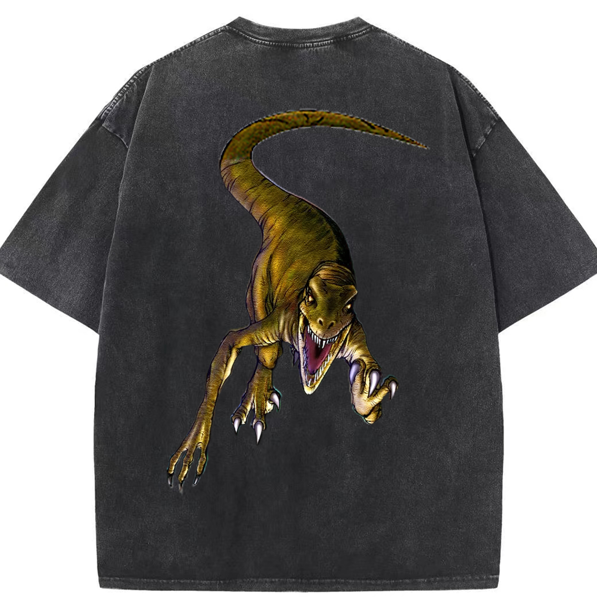 （画像用） 遊☆戯☆王 Yu-Gi-Oh! 綿100% ヴィンテージ風 半袖Tシャツ（背面プリント）
