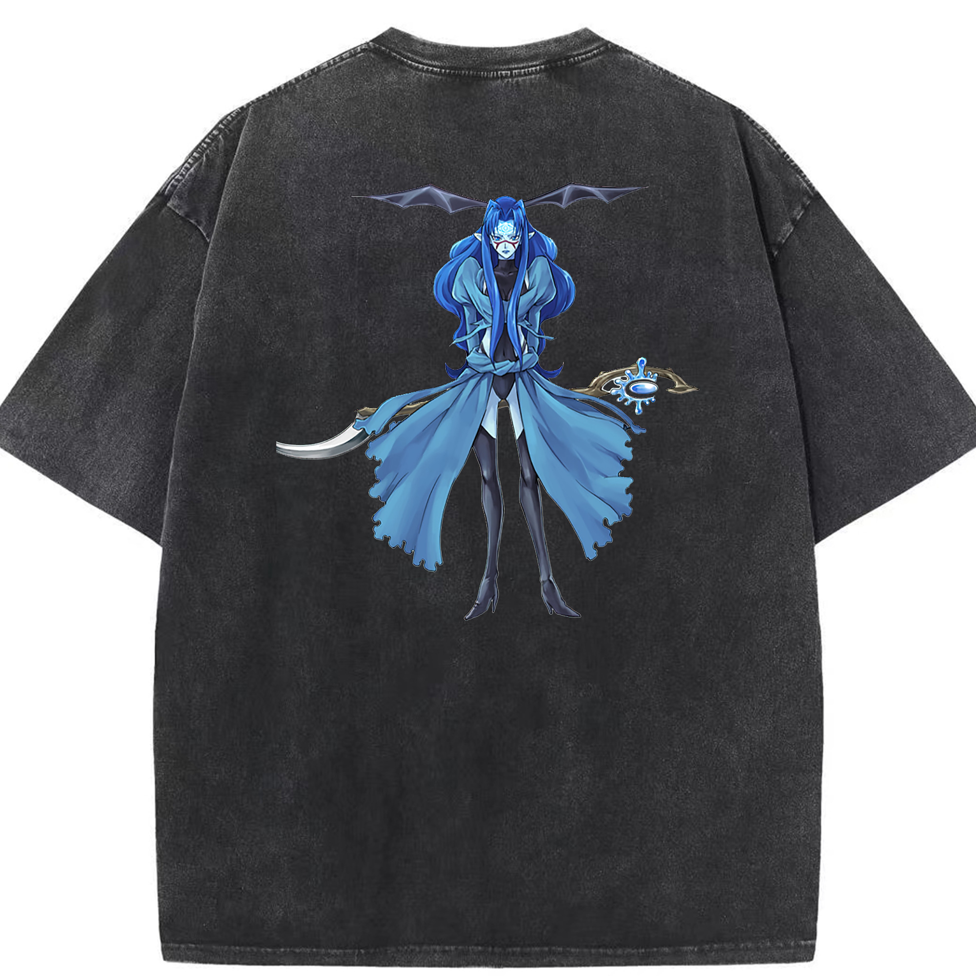 （画像用） 遊☆戯☆王 Yu-Gi-Oh! 綿100% ヴィンテージ風 半袖Tシャツ（背面プリント）