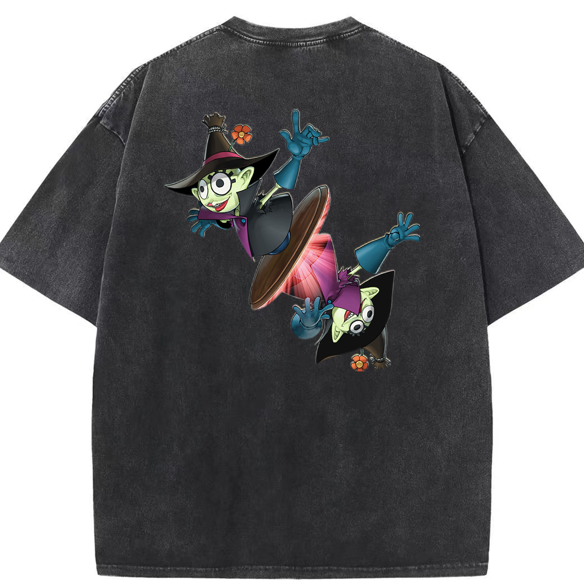 （画像用） 遊☆戯☆王 Yu-Gi-Oh! 綿100% ヴィンテージ風 半袖Tシャツ（背面プリント）