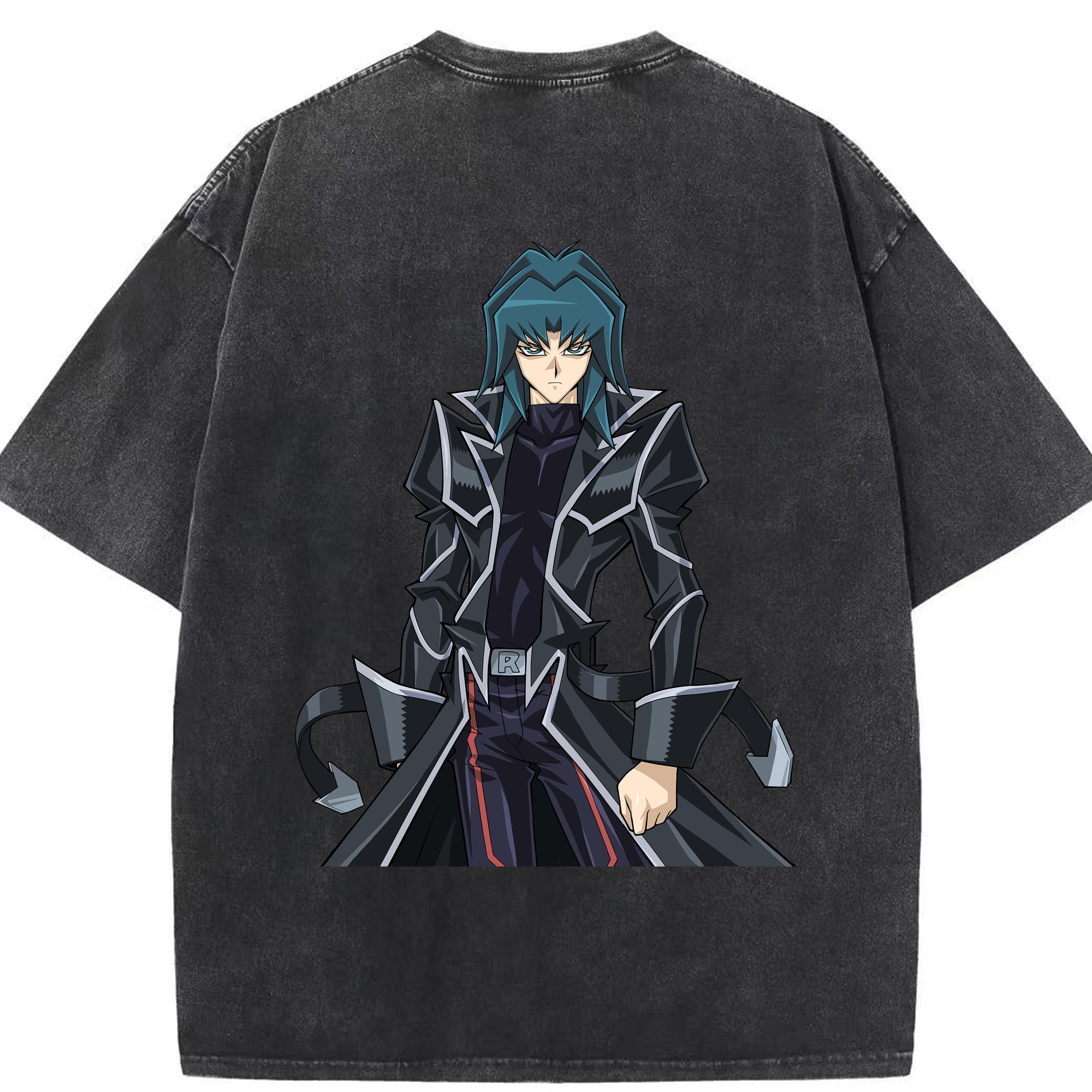 （画像用） 遊☆戯☆王 Yu-Gi-Oh! 綿100% ヴィンテージ風 半袖Tシャツ（背面プリント）