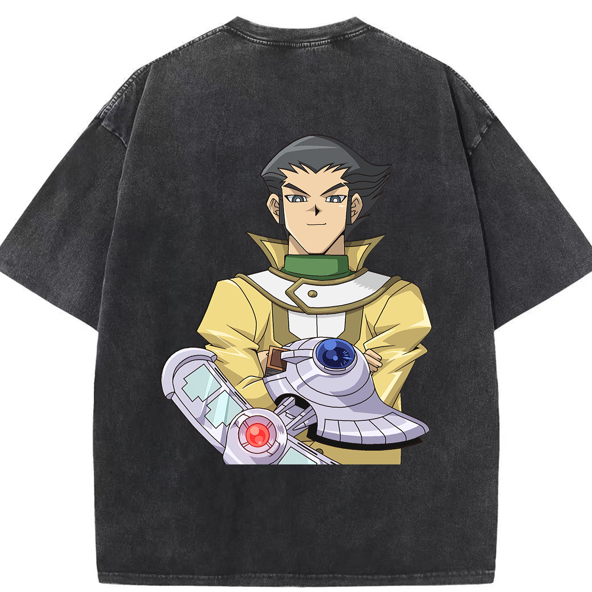（画像用） 遊☆戯☆王 Yu-Gi-Oh! 綿100% ヴィンテージ風 半袖Tシャツ（背面プリント）
