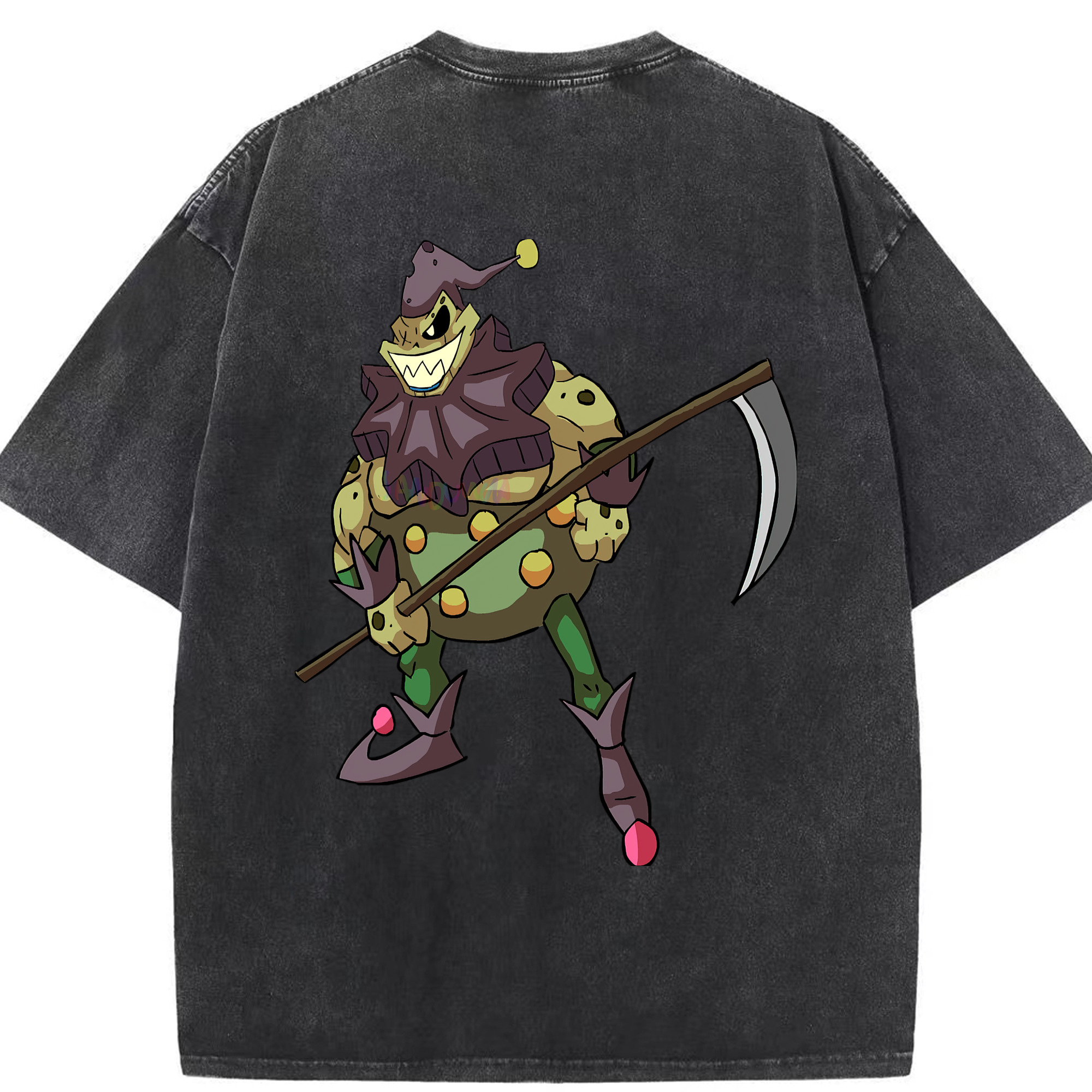 （画像用） 遊☆戯☆王 Yu-Gi-Oh! 綿100% ヴィンテージ風 半袖Tシャツ（背面プリント）