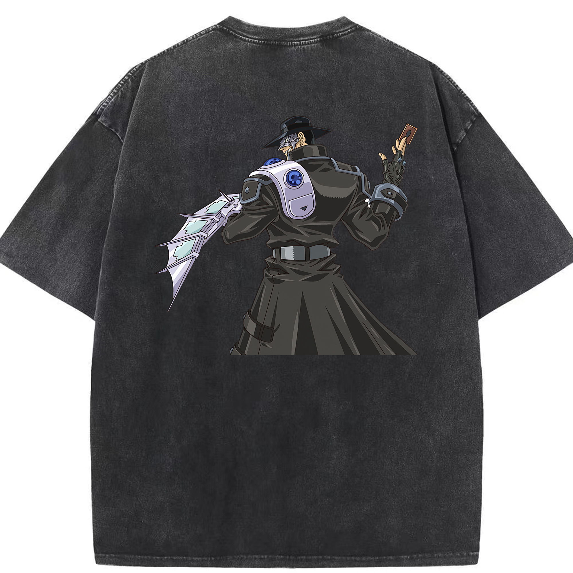 （画像用） 遊☆戯☆王 Yu-Gi-Oh! 綿100% ヴィンテージ風 半袖Tシャツ（背面プリント）