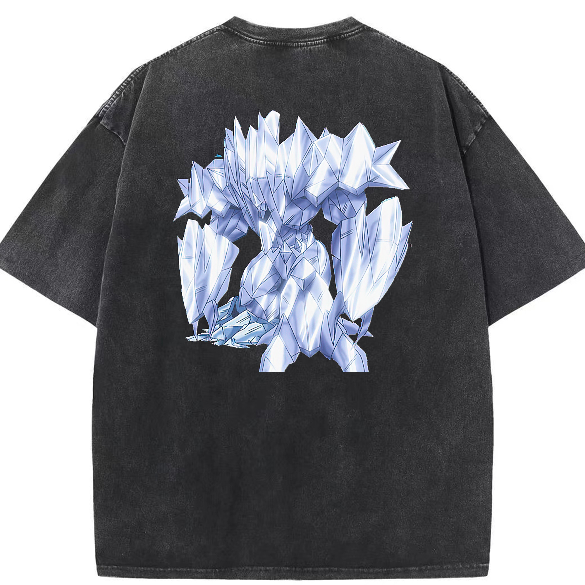 （画像用） 遊☆戯☆王 Yu-Gi-Oh! 綿100% ヴィンテージ風 半袖Tシャツ（背面プリント）