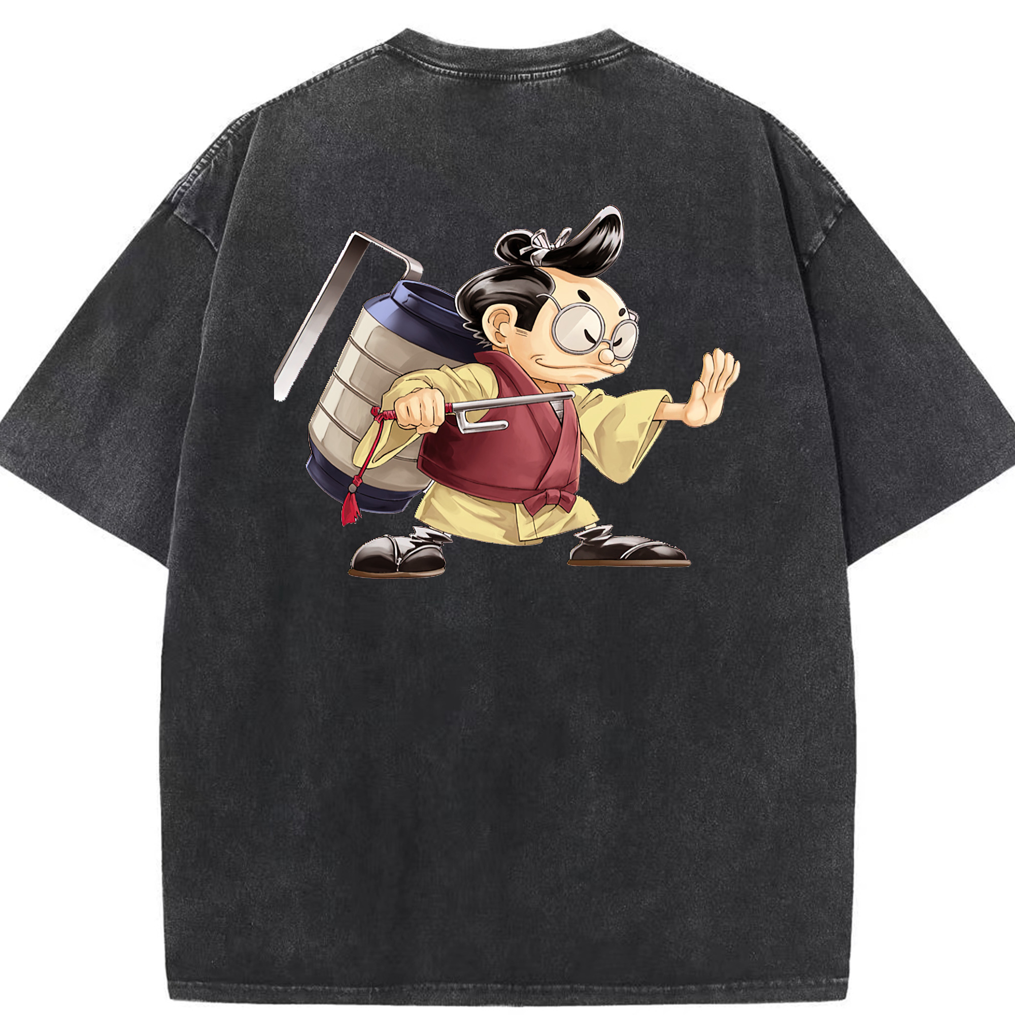 （画像用） 遊☆戯☆王 Yu-Gi-Oh! 綿100% ヴィンテージ風 半袖Tシャツ（背面プリント）