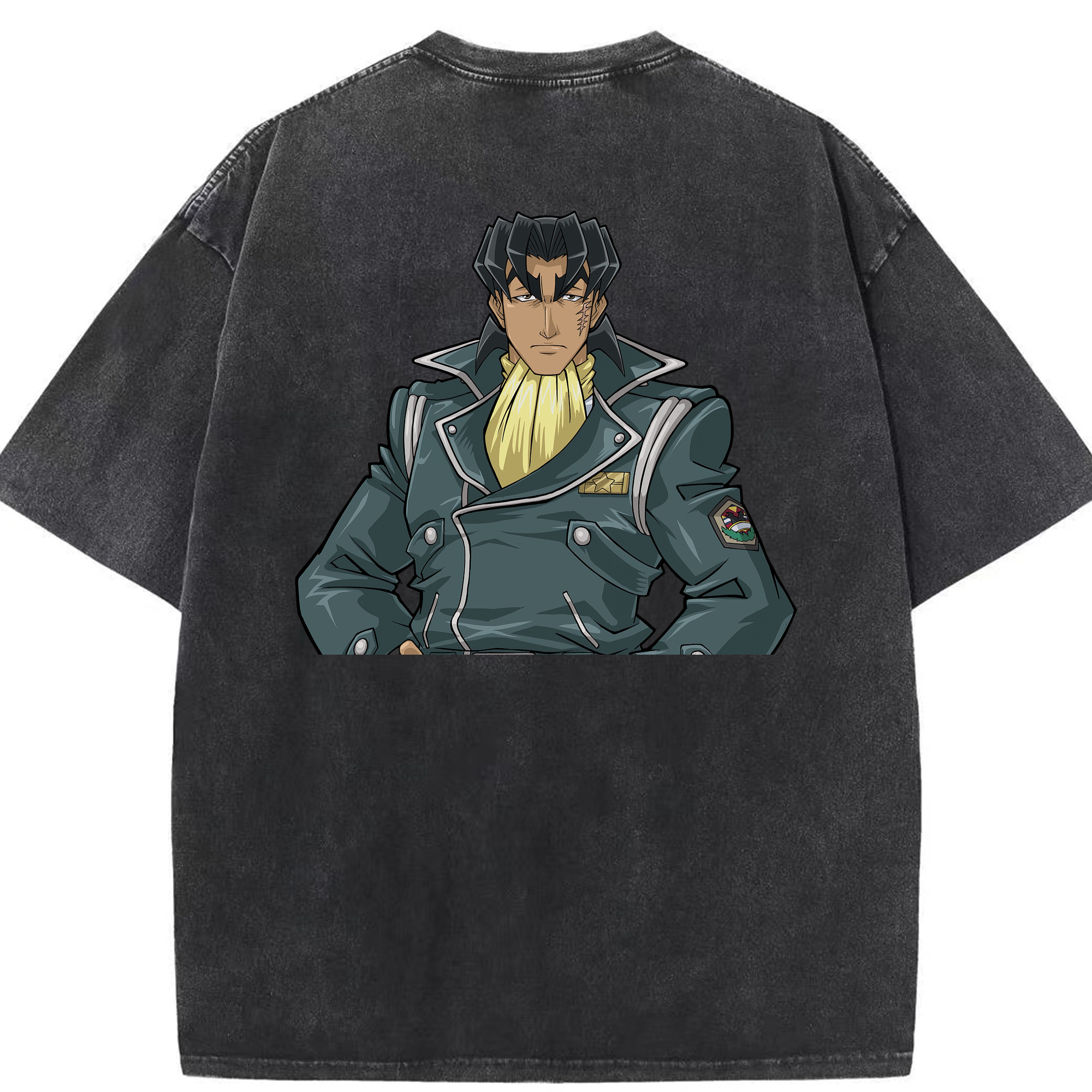 （画像用） 遊☆戯☆王 Yu-Gi-Oh! 綿100% ヴィンテージ風 半袖Tシャツ（背面プリント）