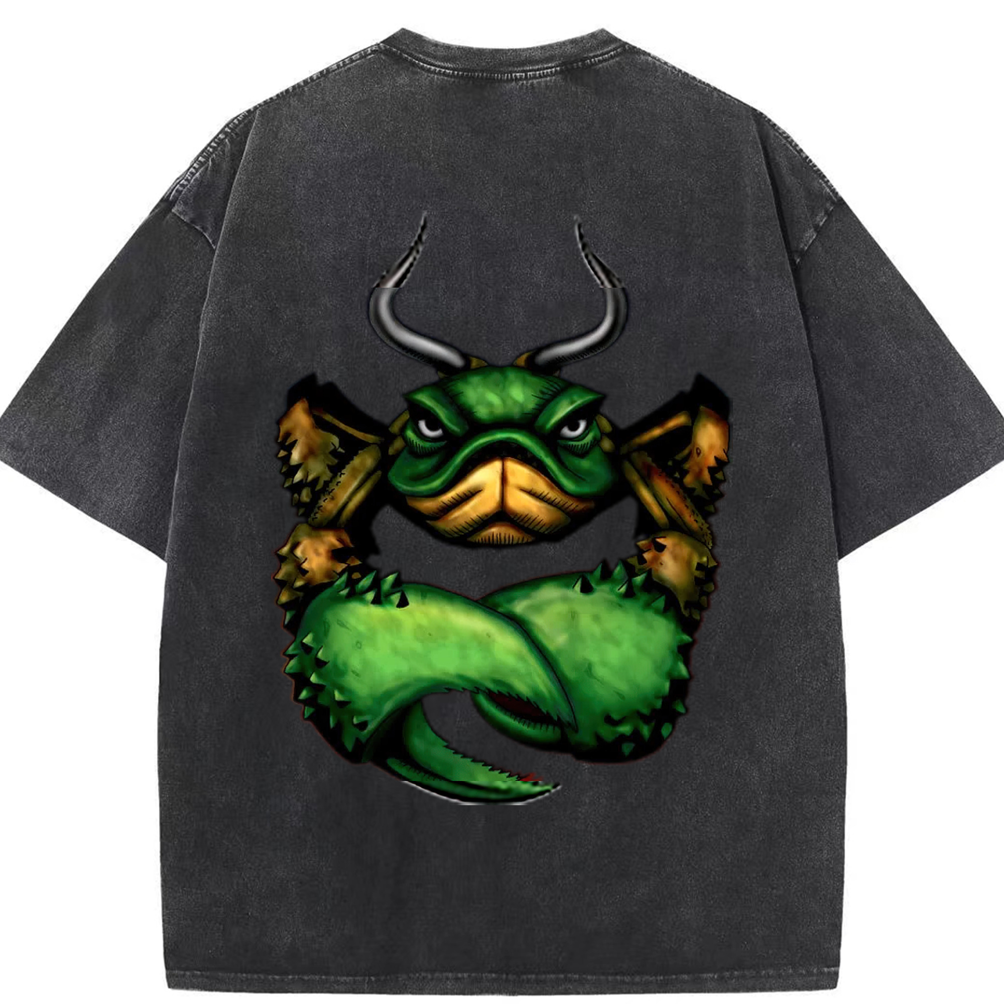 （画像用） 遊☆戯☆王 Yu-Gi-Oh! 綿100% ヴィンテージ風 半袖Tシャツ（背面プリント）
