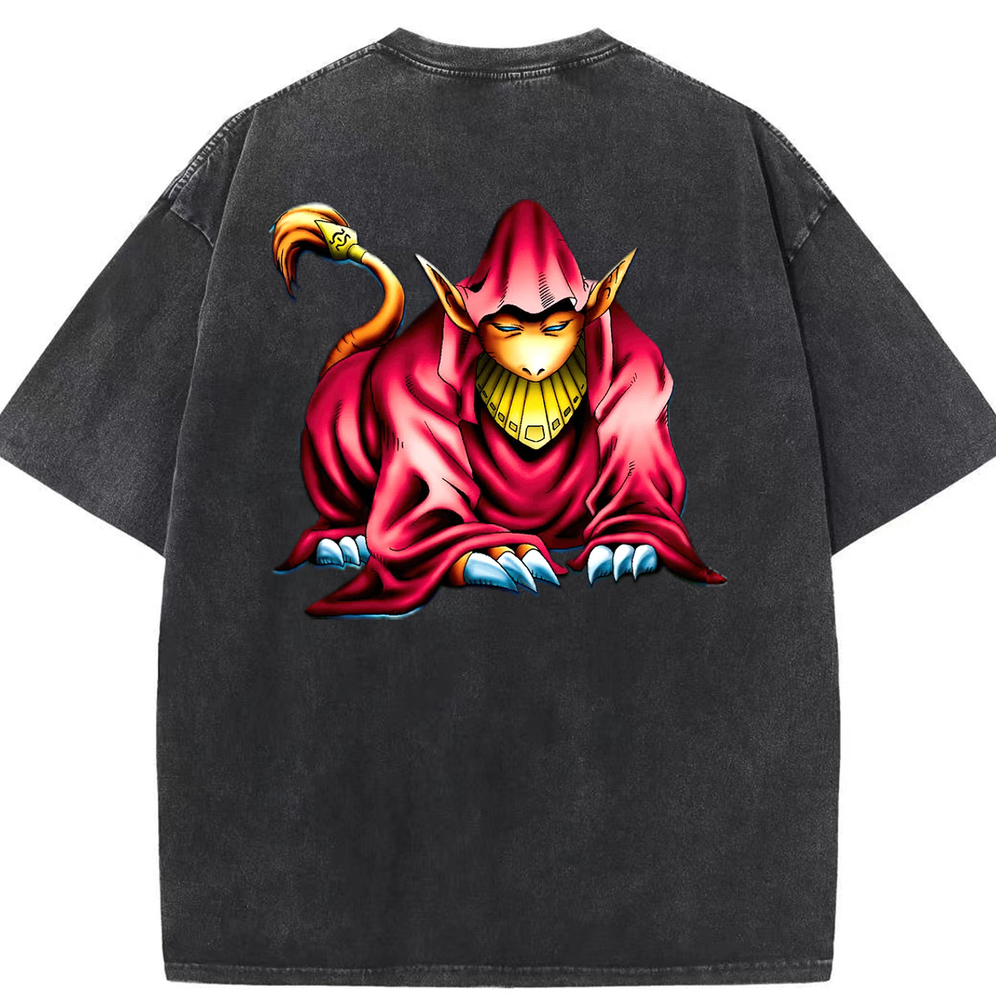 （画像用） 遊☆戯☆王 Yu-Gi-Oh! 綿100% ヴィンテージ風 半袖Tシャツ（背面プリント）