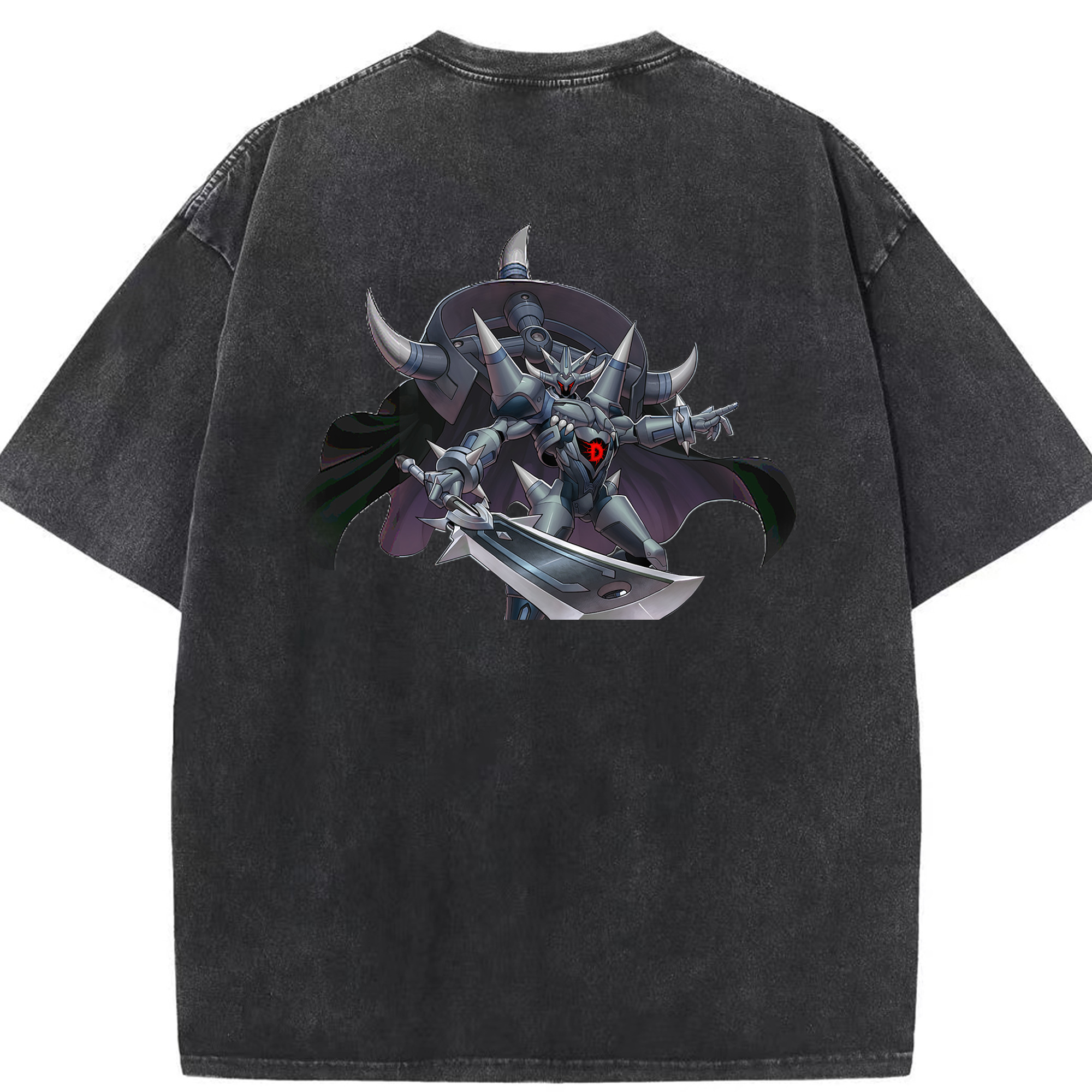 （画像用） 遊☆戯☆王 Yu-Gi-Oh! 綿100% ヴィンテージ風 半袖Tシャツ（背面プリント）