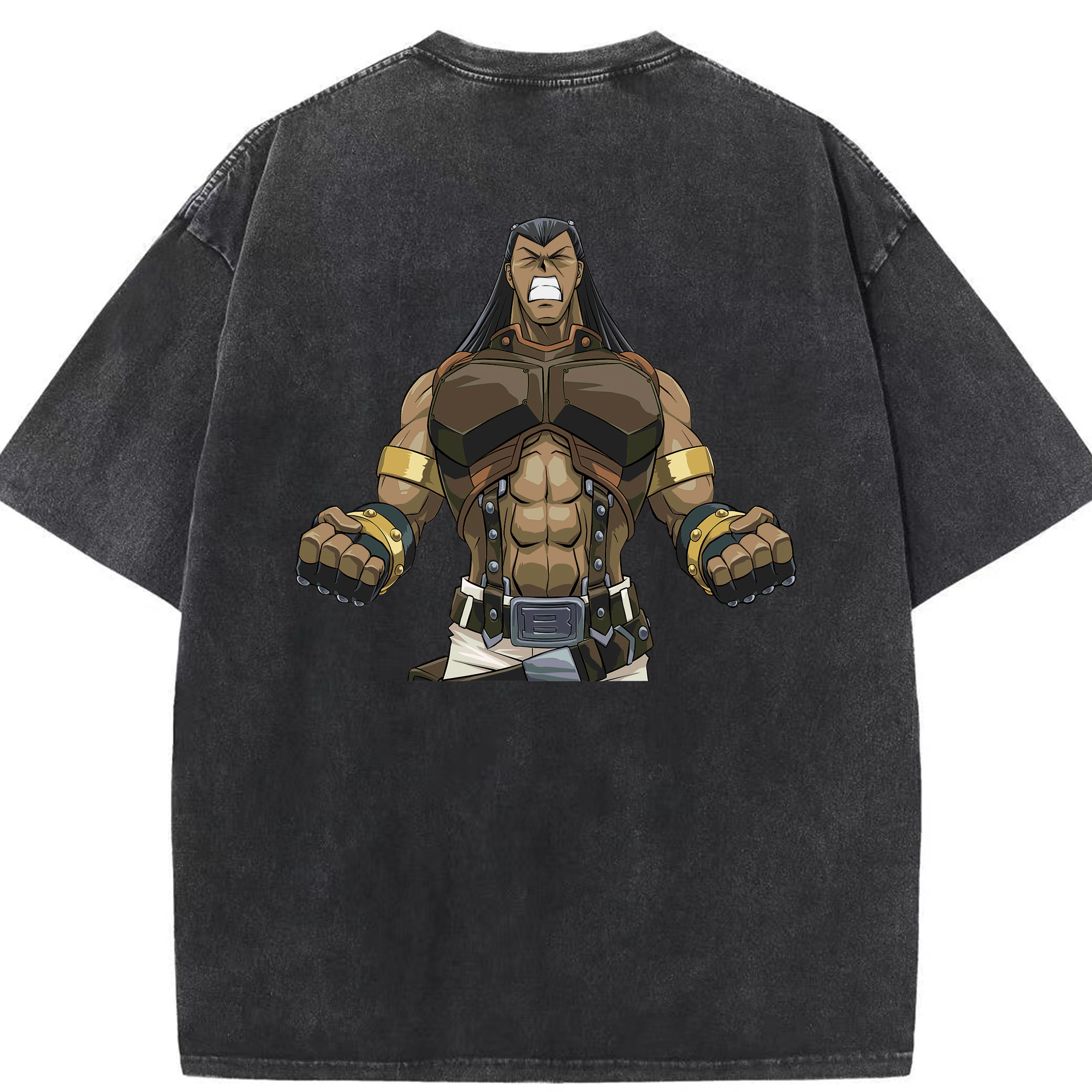 （画像用） 遊☆戯☆王 Yu-Gi-Oh! 綿100% ヴィンテージ風 半袖Tシャツ（背面プリント）