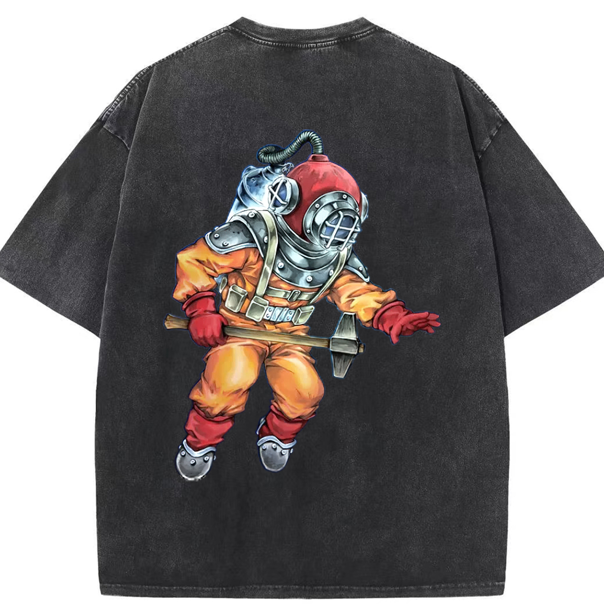（画像用） 遊☆戯☆王 Yu-Gi-Oh! 綿100% ヴィンテージ風 半袖Tシャツ（背面プリント）