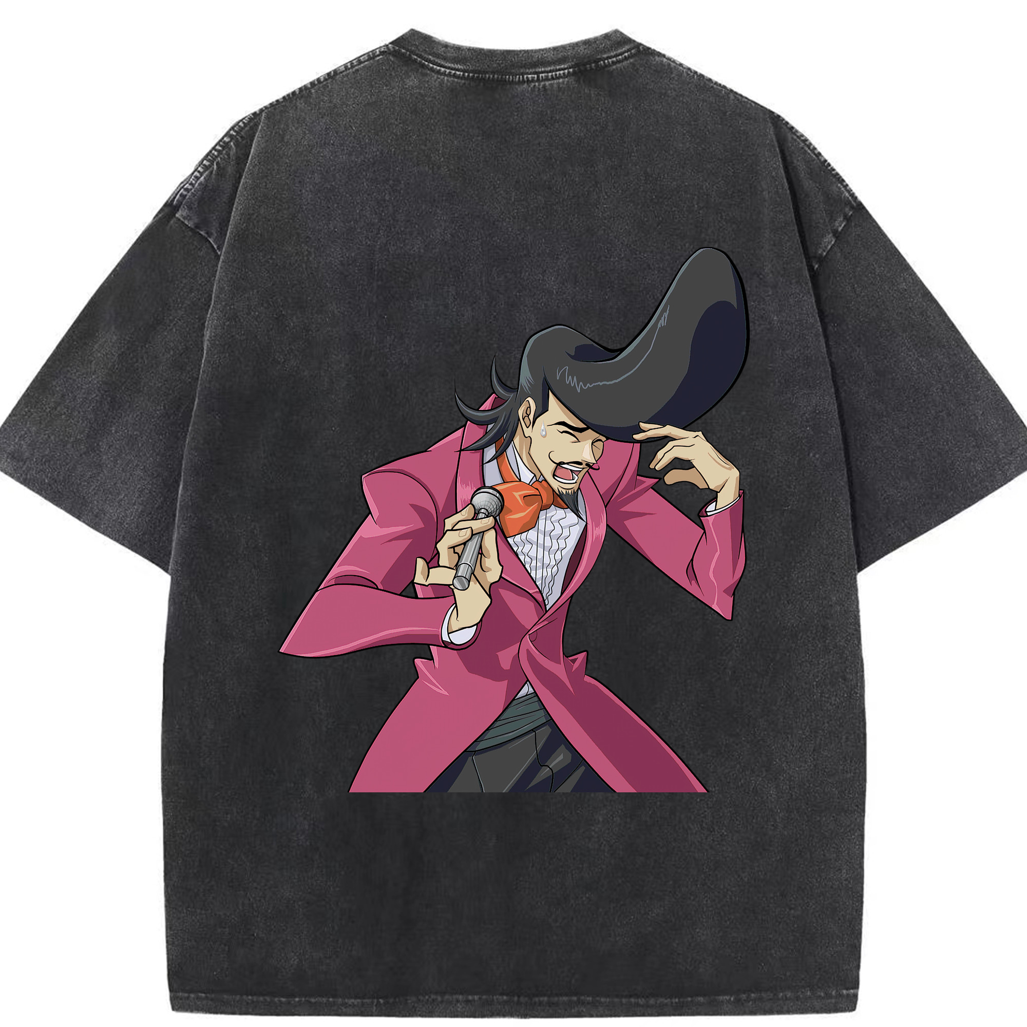（画像用） 遊☆戯☆王 Yu-Gi-Oh! 綿100% ヴィンテージ風 半袖Tシャツ（背面プリント）