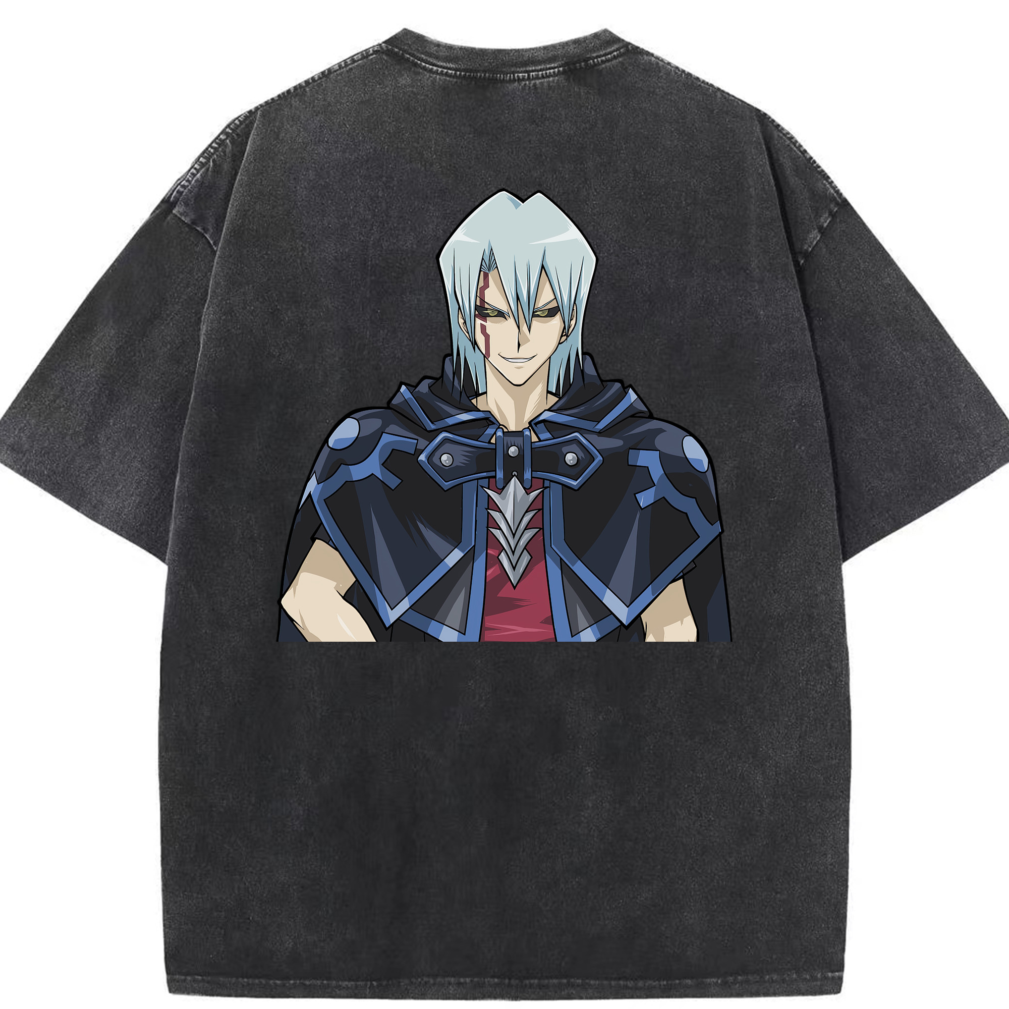 （画像用） 遊☆戯☆王 Yu-Gi-Oh! 綿100% ヴィンテージ風 半袖Tシャツ（背面プリント）