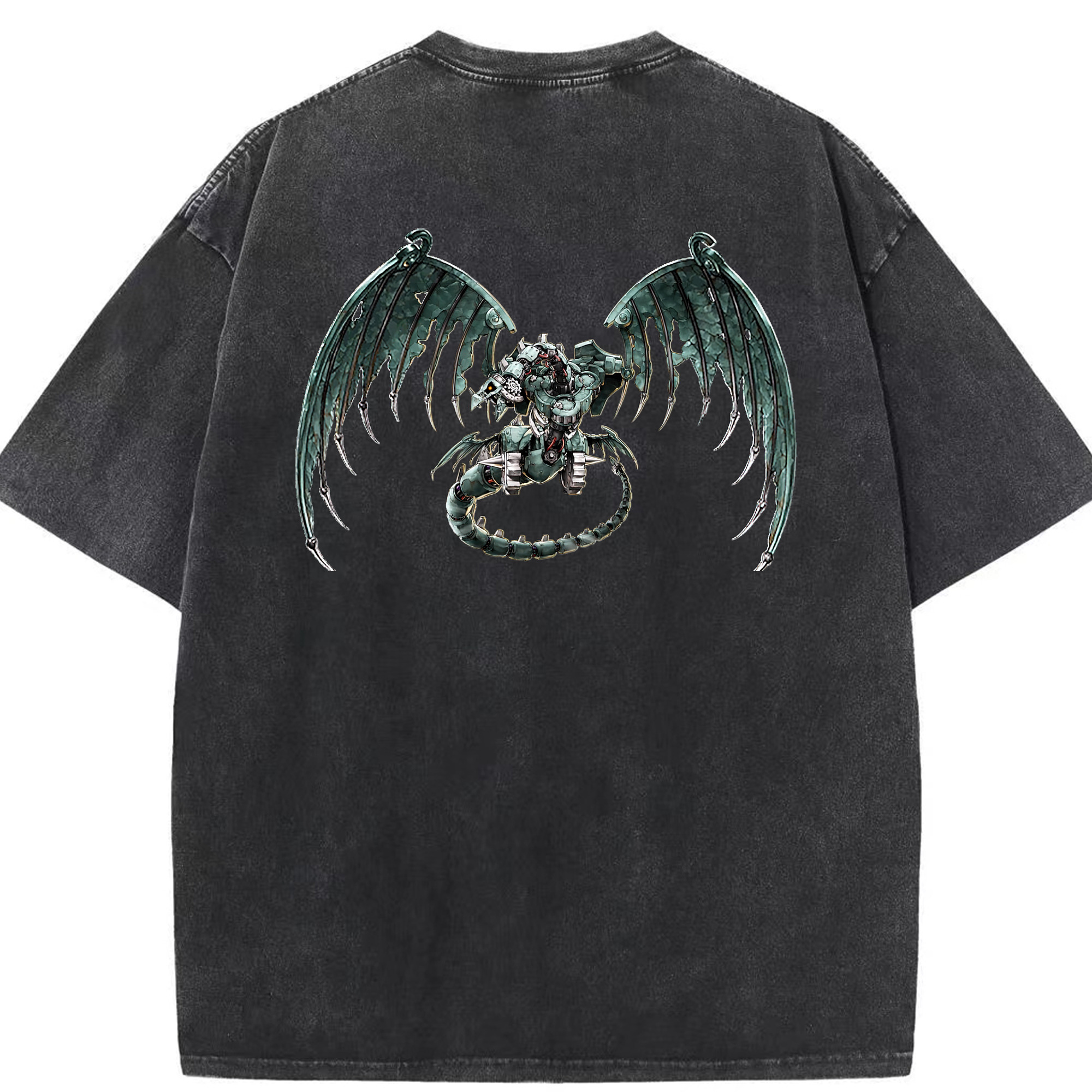 （画像用） 遊☆戯☆王 Yu-Gi-Oh! 綿100% ヴィンテージ風 半袖Tシャツ（背面プリント）