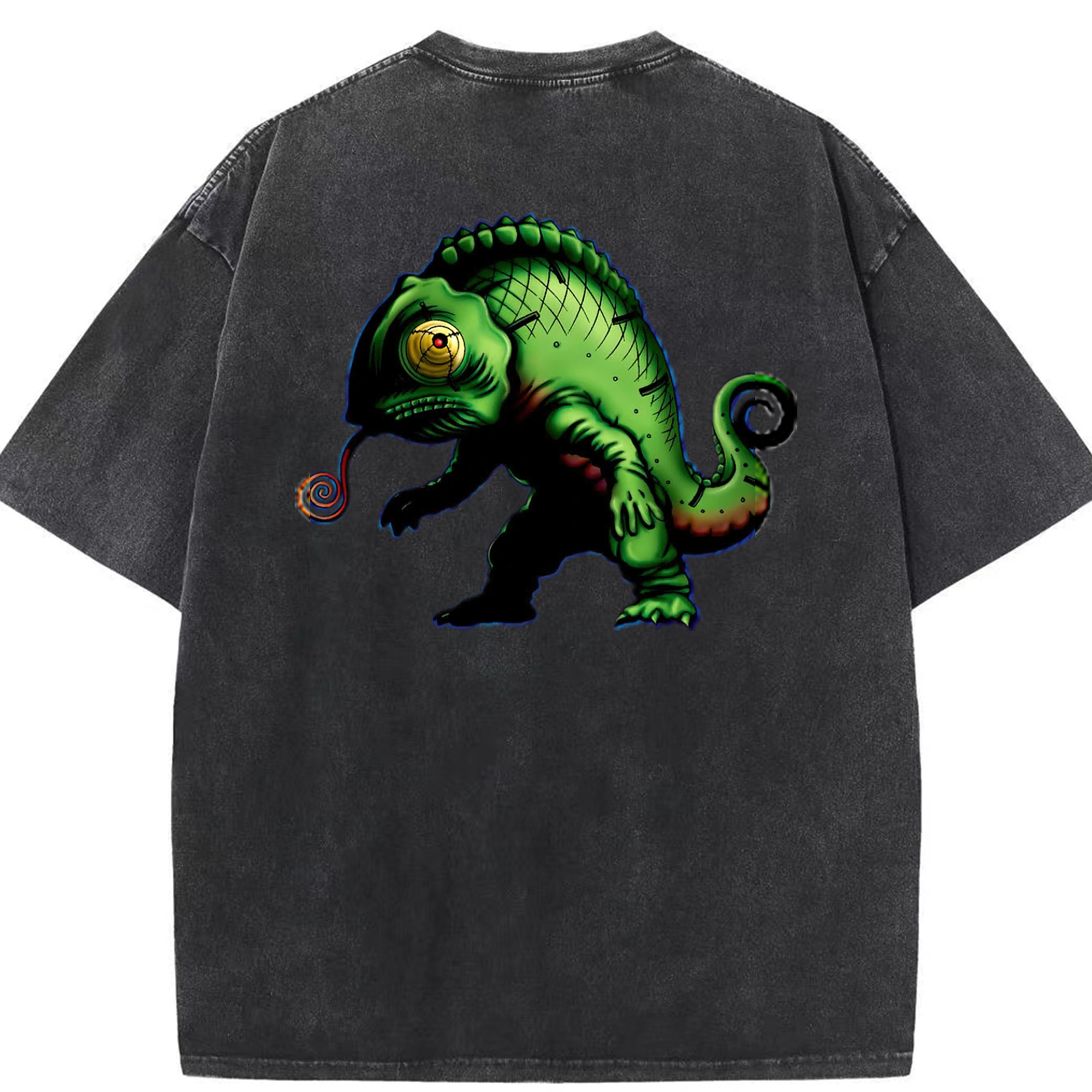 （画像用） 遊☆戯☆王 Yu-Gi-Oh! 綿100% ヴィンテージ風 半袖Tシャツ（背面プリント）