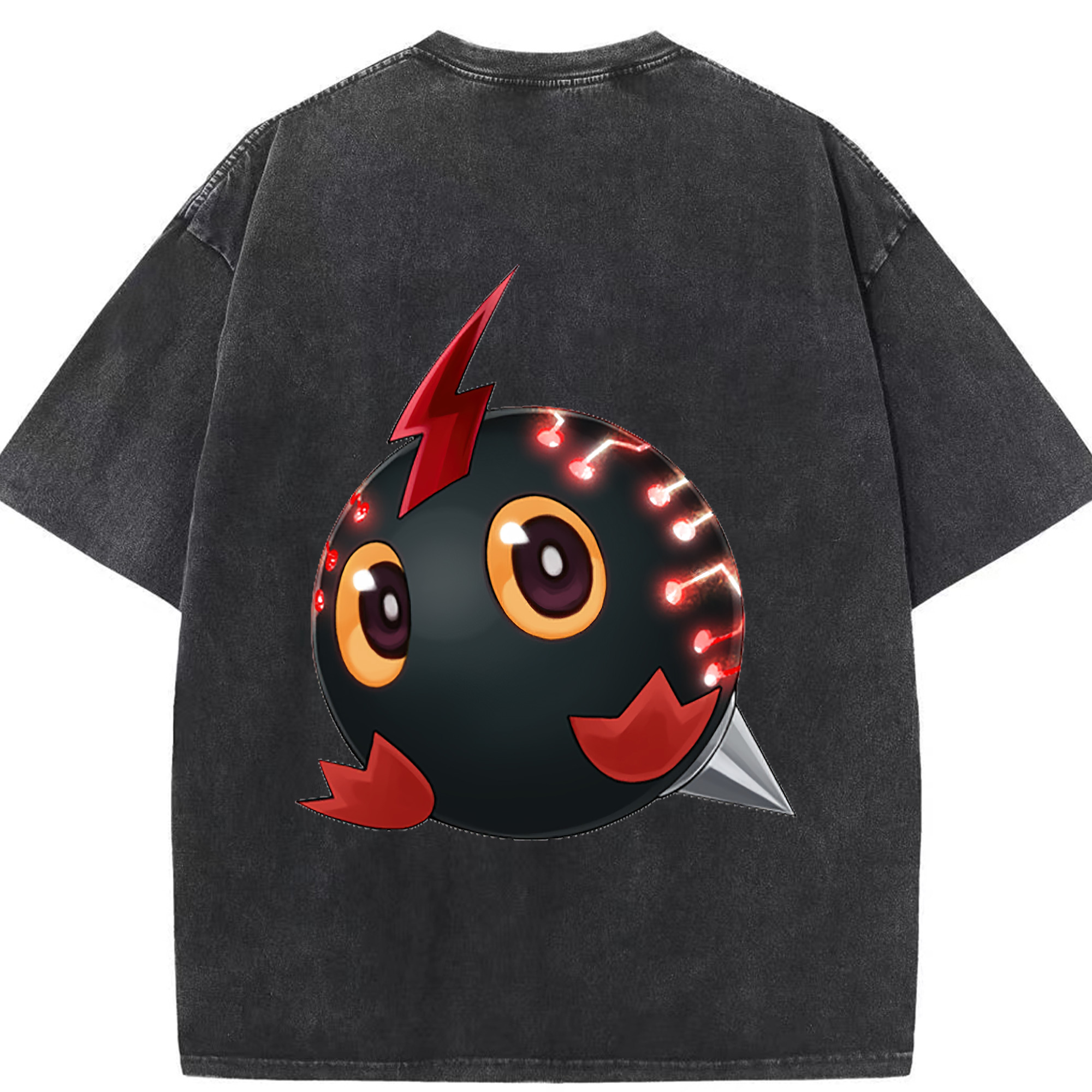 （画像用） 遊☆戯☆王 Yu-Gi-Oh! 綿100% ヴィンテージ風 半袖Tシャツ（背面プリント）