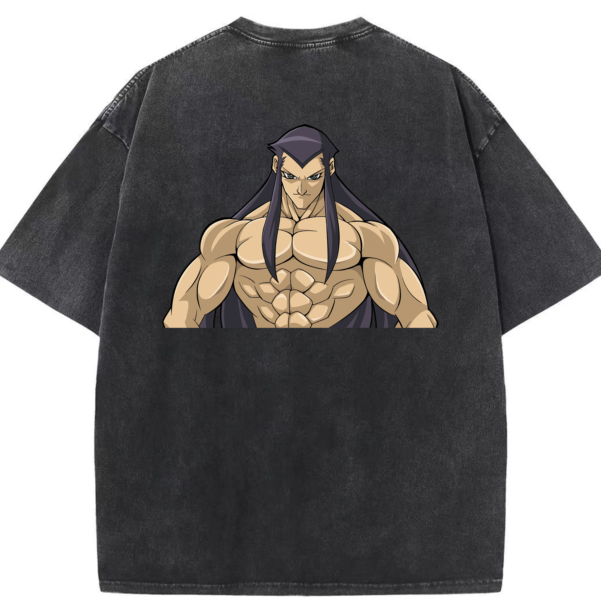 （画像用） 遊☆戯☆王 Yu-Gi-Oh! 綿100% ヴィンテージ風 半袖Tシャツ（背面プリント）