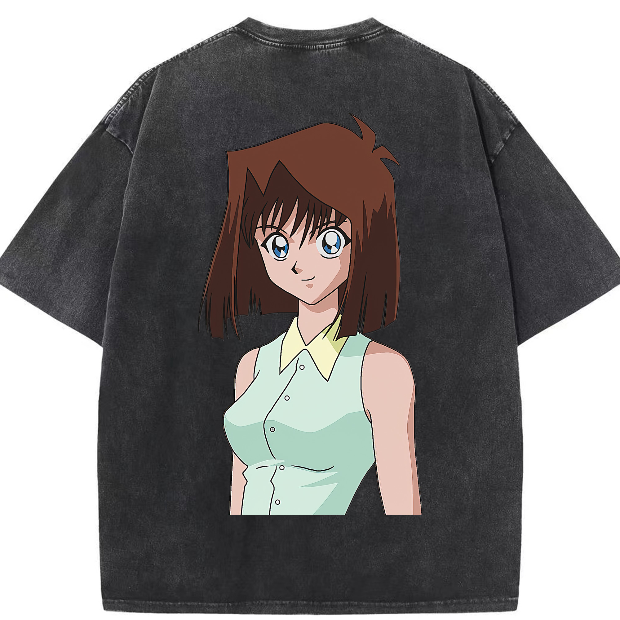（画像用） 遊☆戯☆王 Yu-Gi-Oh! 綿100% ヴィンテージ風 半袖Tシャツ（背面プリント）