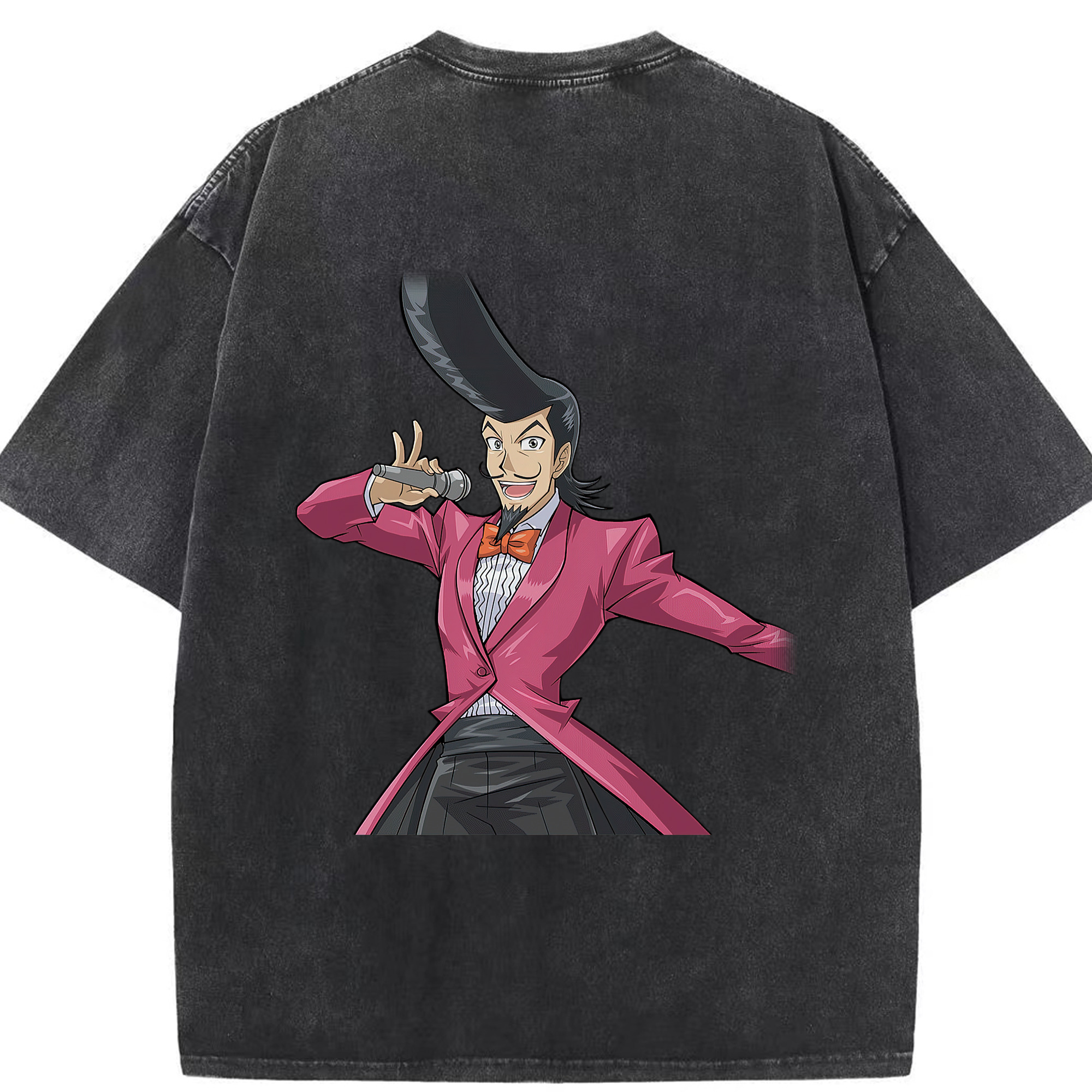 （画像用） 遊☆戯☆王 Yu-Gi-Oh! 綿100% ヴィンテージ風 半袖Tシャツ（背面プリント）