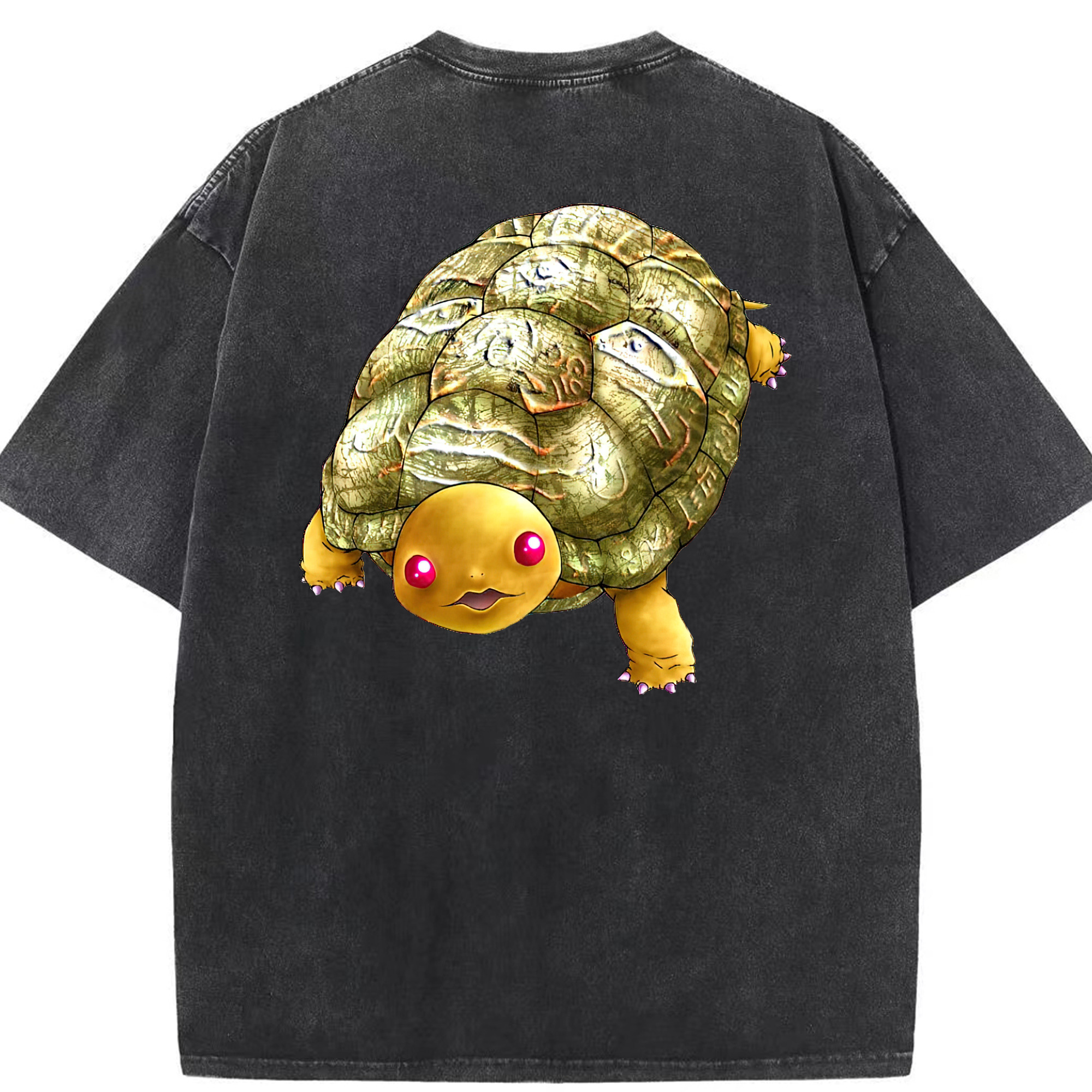 （画像用） 遊☆戯☆王 Yu-Gi-Oh! 綿100% ヴィンテージ風 半袖Tシャツ（背面プリント）