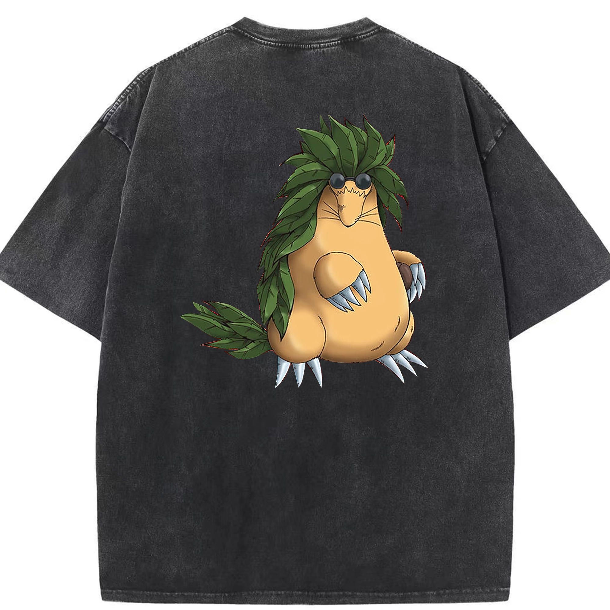 （画像用） 遊☆戯☆王 Yu-Gi-Oh! 綿100% ヴィンテージ風 半袖Tシャツ（背面プリント）
