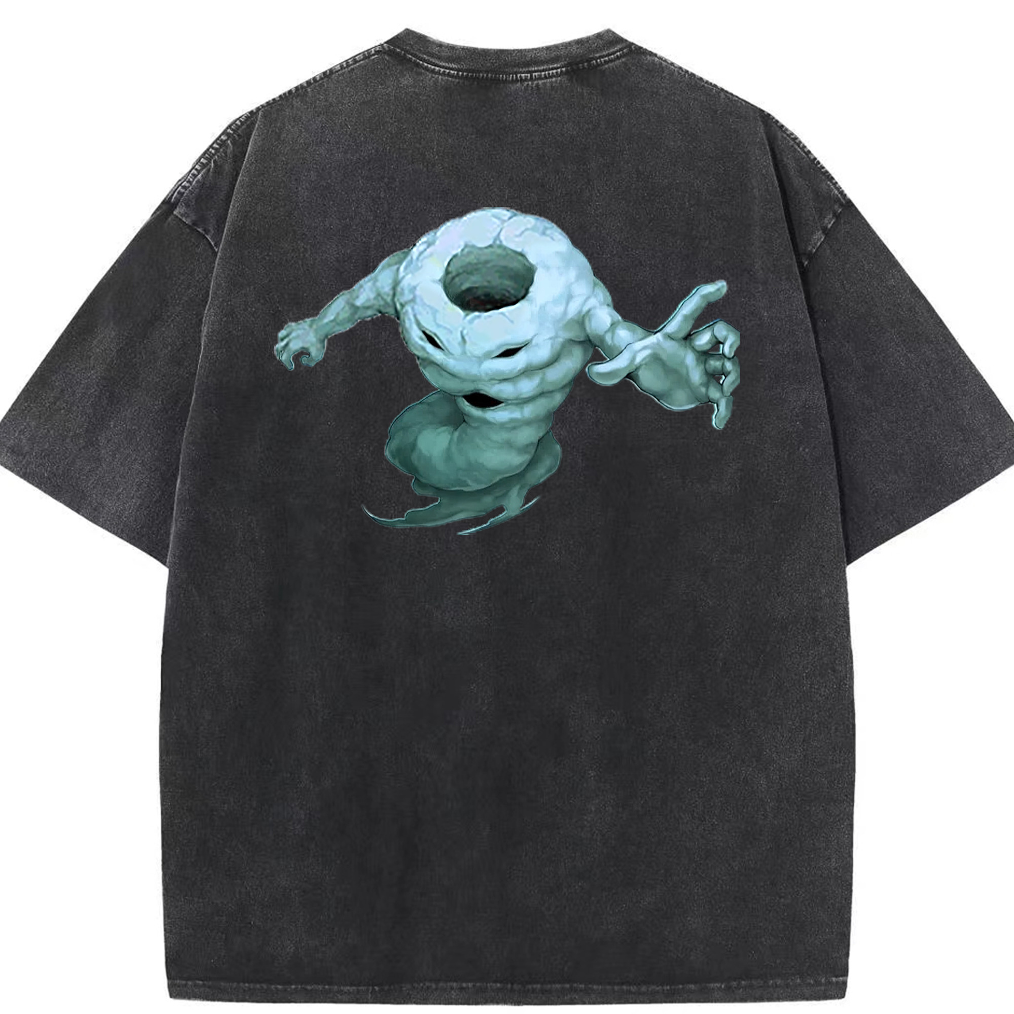 （画像用） 遊☆戯☆王 Yu-Gi-Oh! 綿100% ヴィンテージ風 半袖Tシャツ（背面プリント）