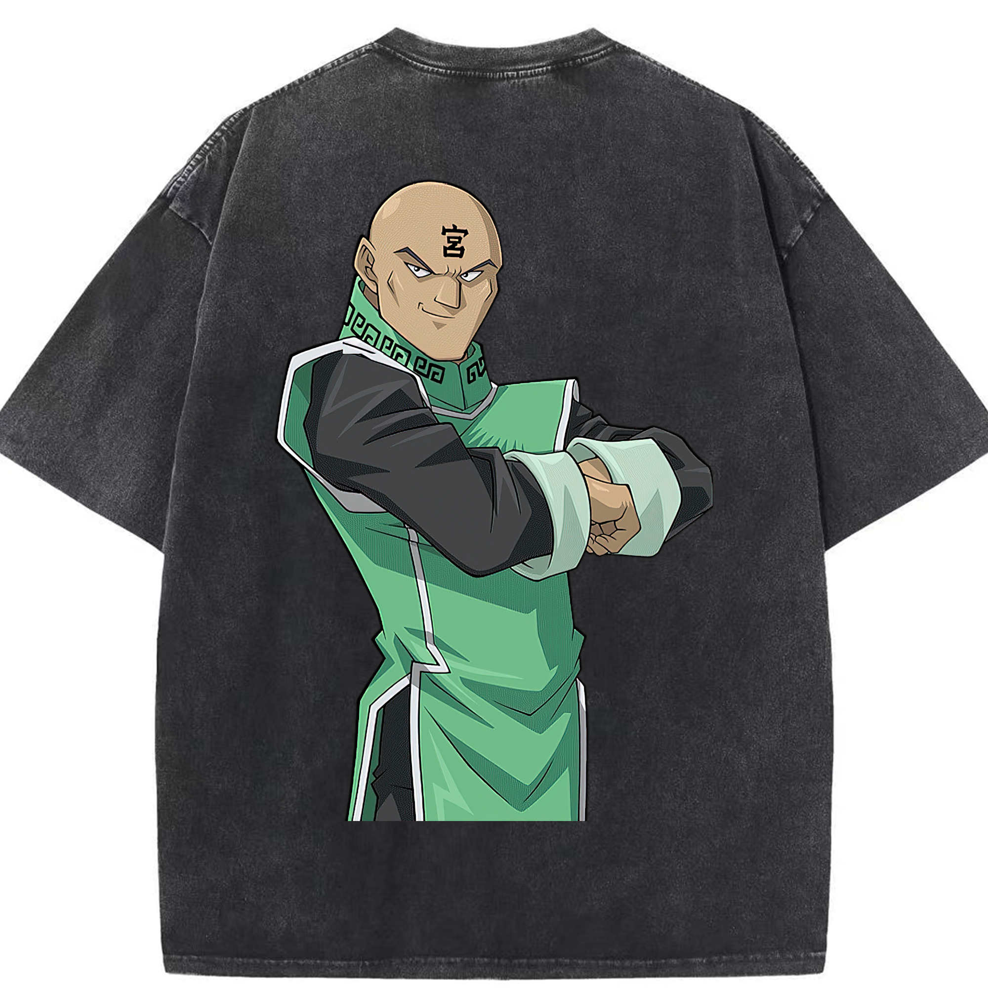 （画像用） 遊☆戯☆王 Yu-Gi-Oh! 綿100% ヴィンテージ風 半袖Tシャツ（背面プリント）
