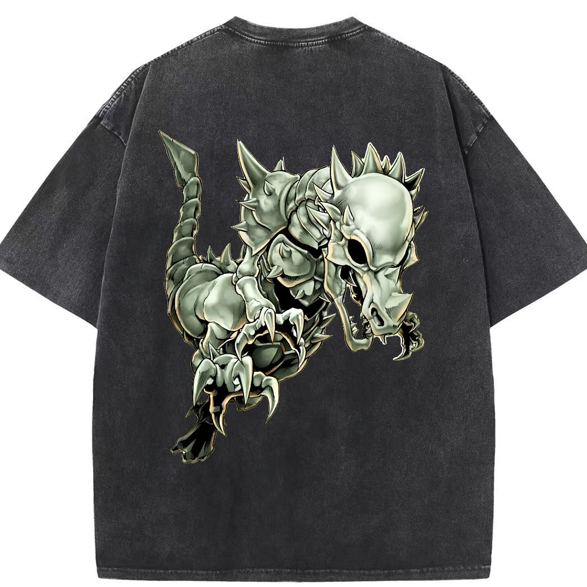 （画像用） 遊☆戯☆王 Yu-Gi-Oh! 綿100% ヴィンテージ風 半袖Tシャツ（背面プリント）