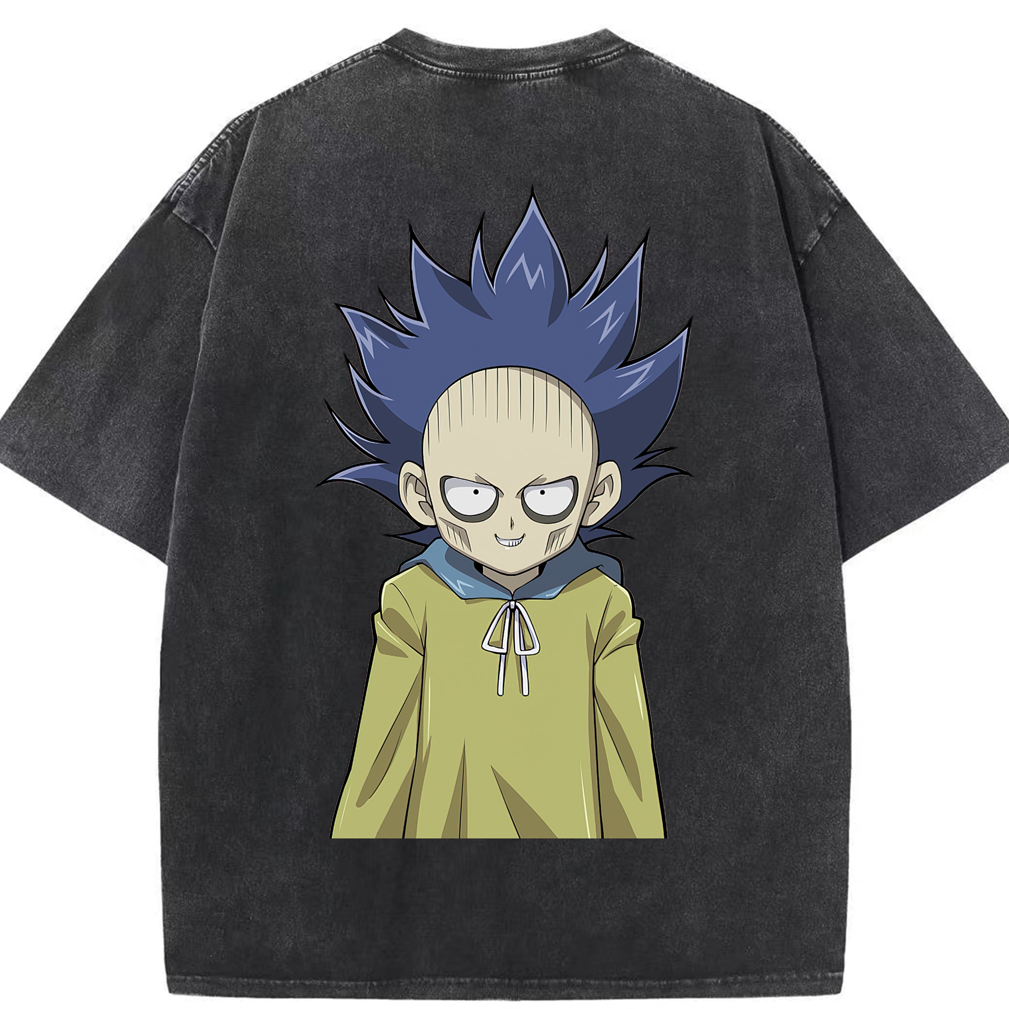 （画像用） 遊☆戯☆王 Yu-Gi-Oh! 綿100% ヴィンテージ風 半袖Tシャツ（背面プリント）