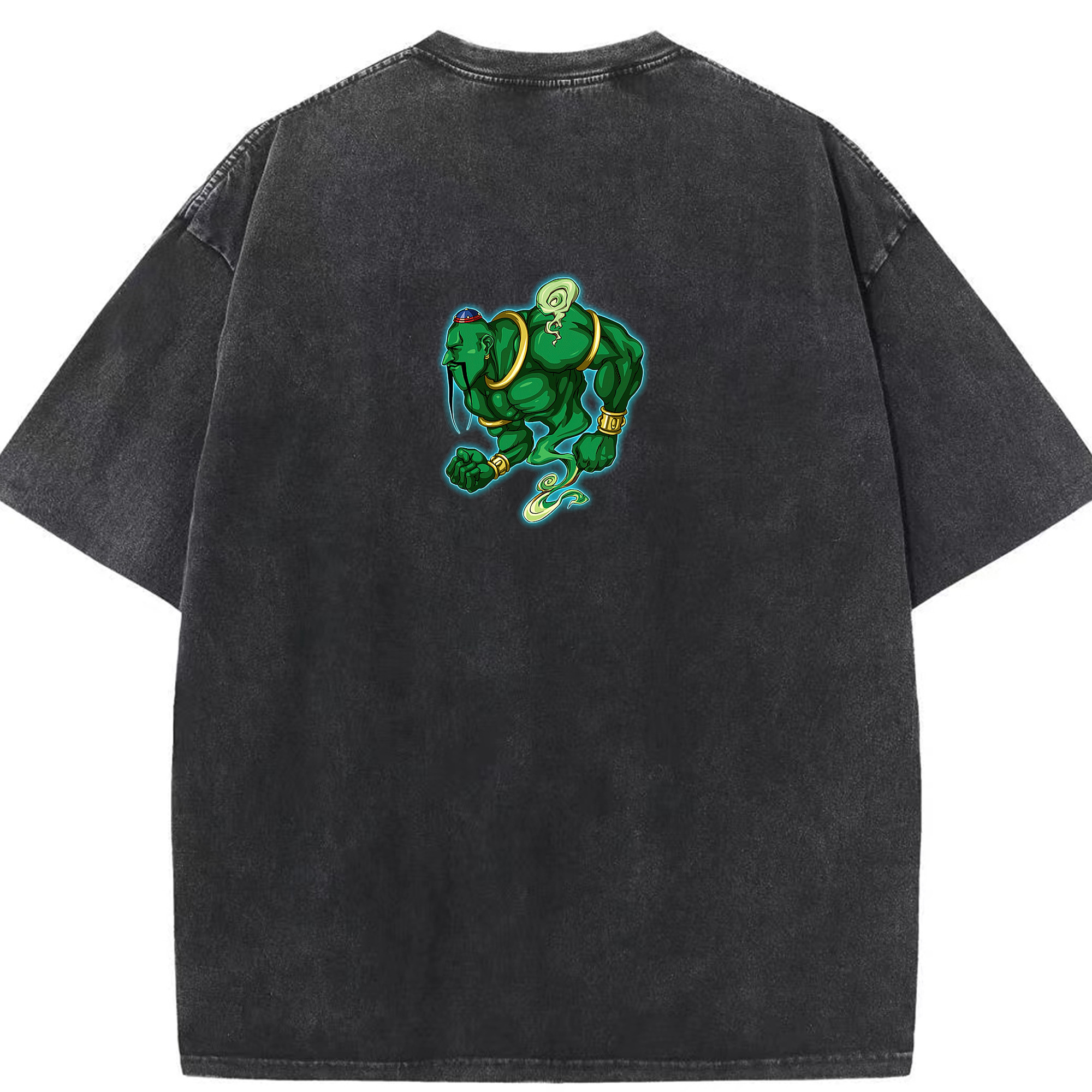 （画像用） 遊☆戯☆王 Yu-Gi-Oh! 綿100% ヴィンテージ風 半袖Tシャツ（背面プリント）
