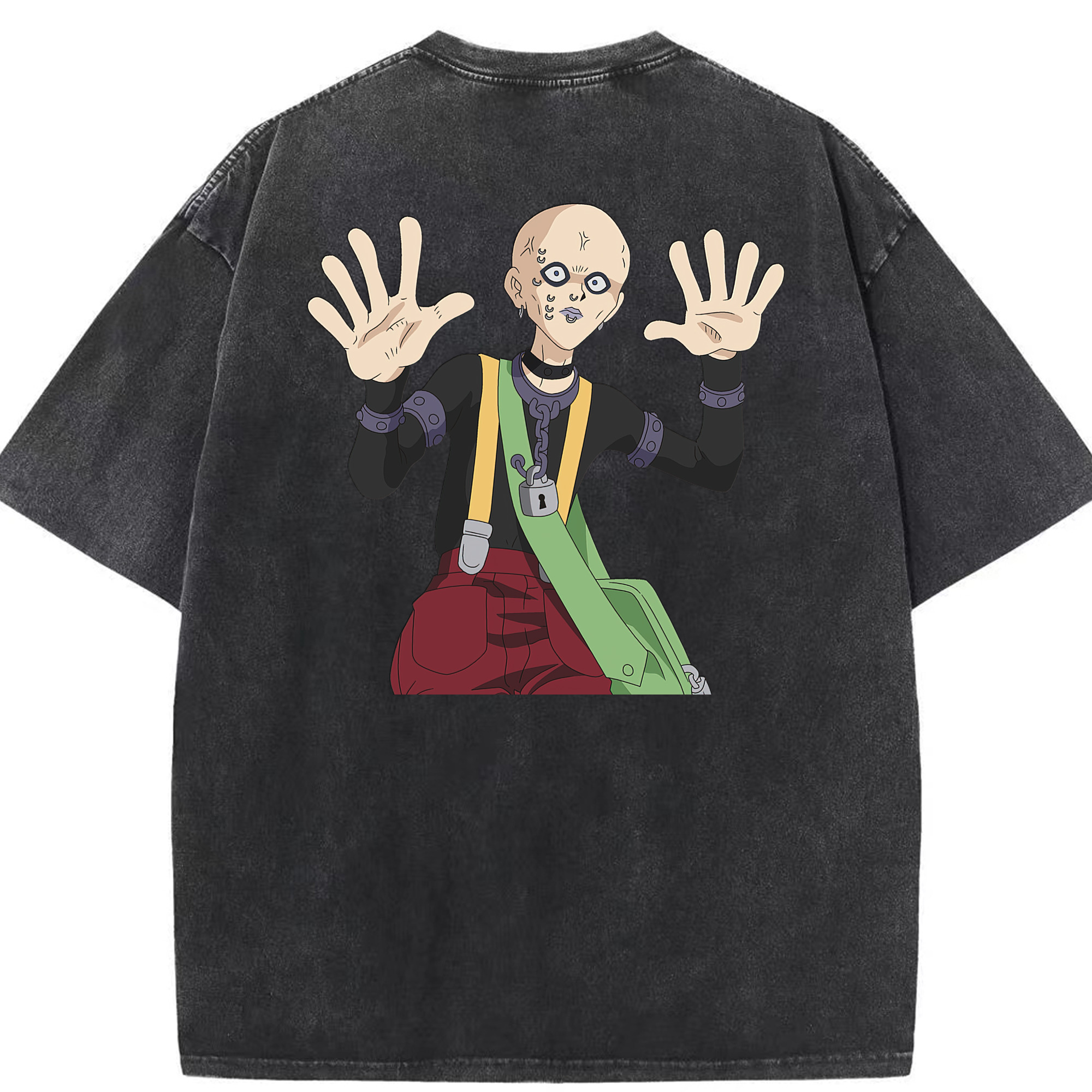 （画像用） 遊☆戯☆王 Yu-Gi-Oh! 綿100% ヴィンテージ風 半袖Tシャツ（背面プリント）