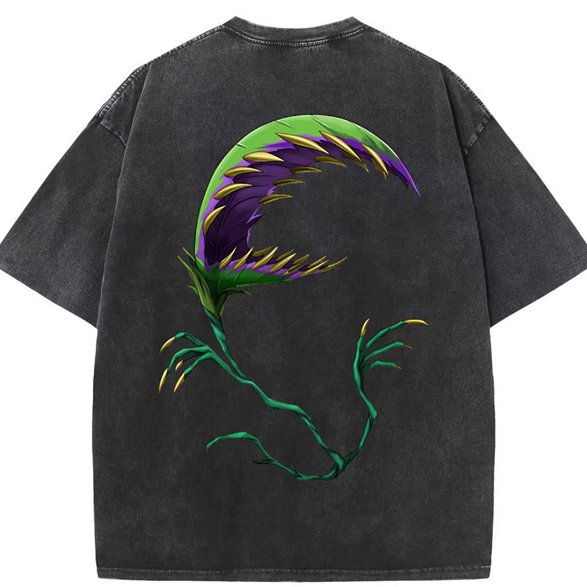 （画像用） 遊☆戯☆王 Yu-Gi-Oh! 綿100% ヴィンテージ風 半袖Tシャツ（背面プリント）