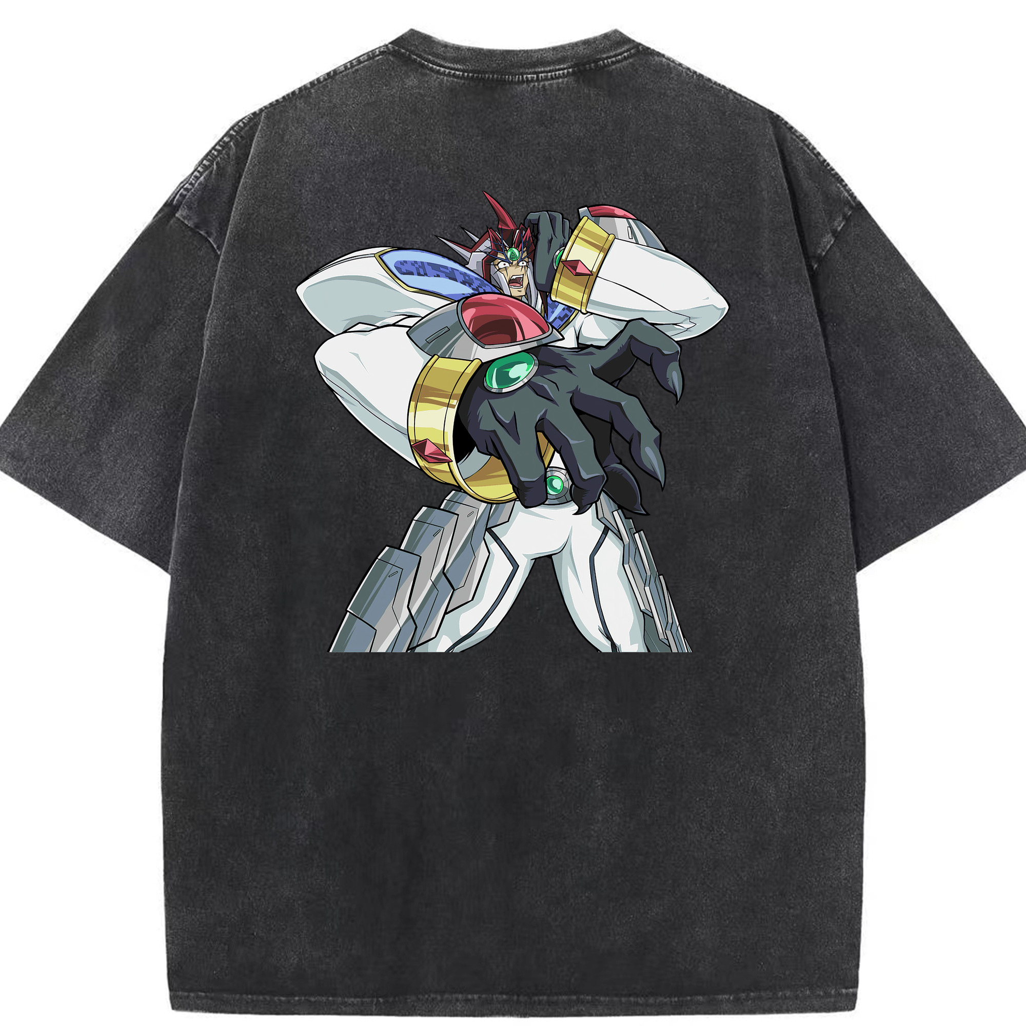 （画像用） 遊☆戯☆王 Yu-Gi-Oh! 綿100% ヴィンテージ風 半袖Tシャツ（背面プリント）
