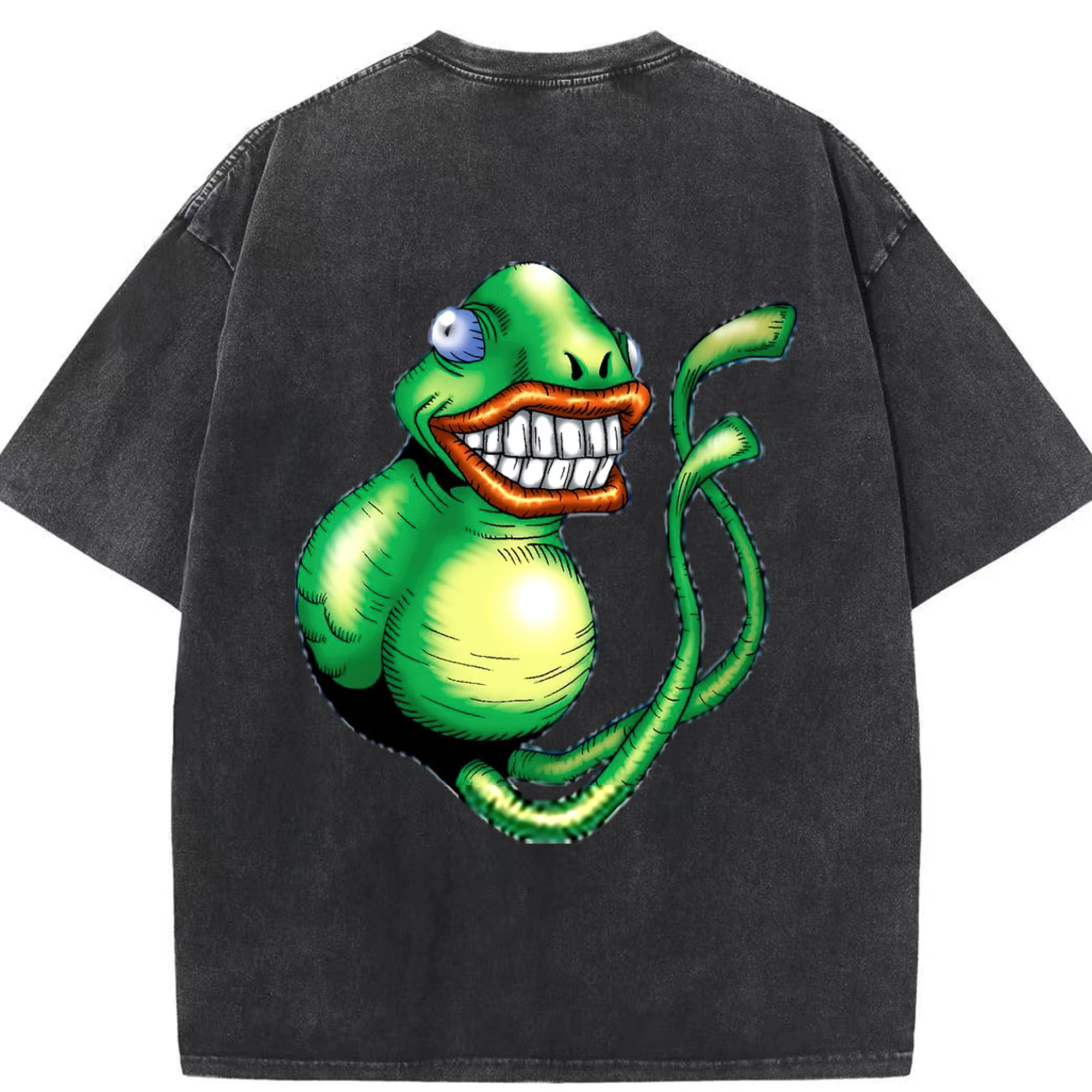 （画像用） 遊☆戯☆王 Yu-Gi-Oh! 綿100% ヴィンテージ風 半袖Tシャツ（背面プリント）