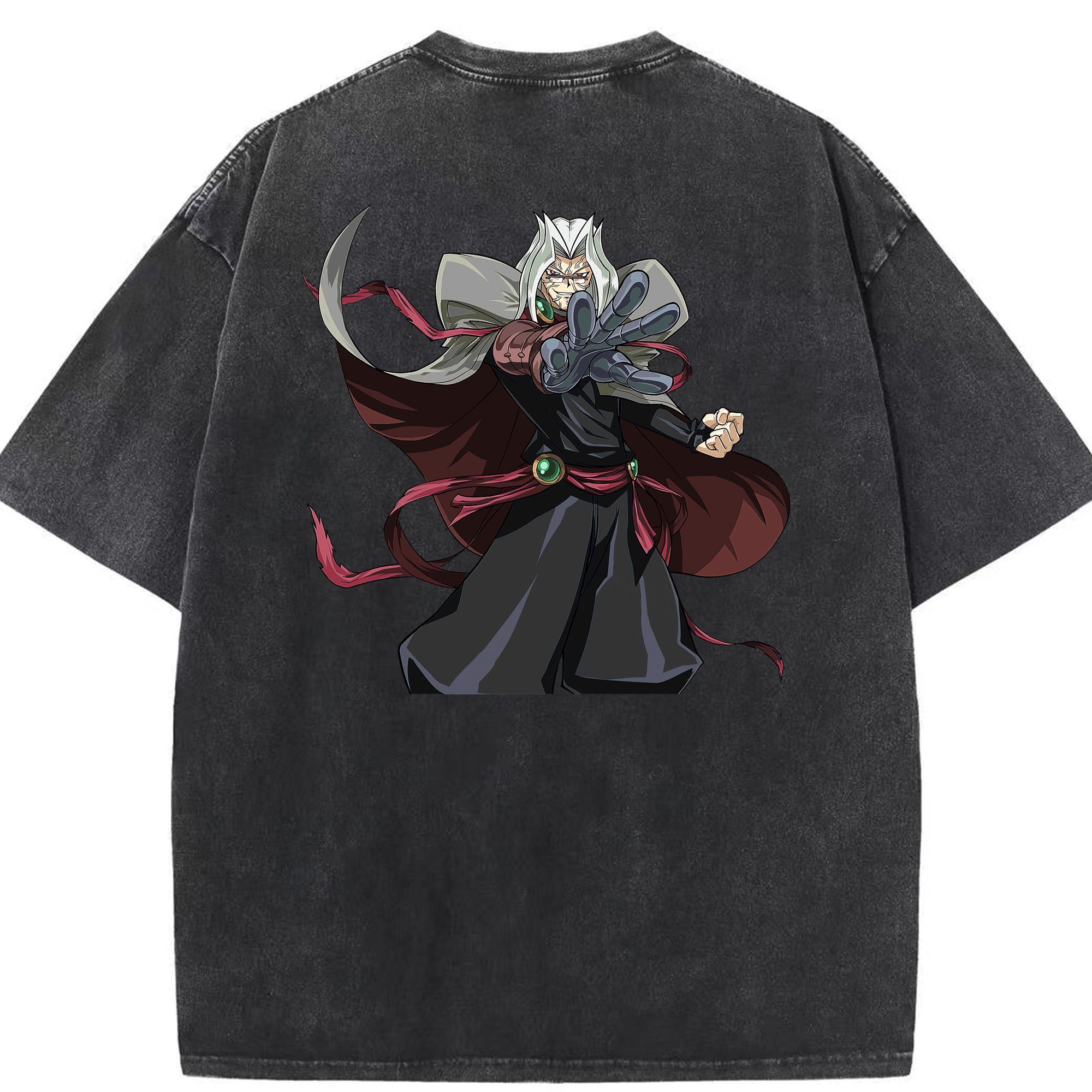 （画像用） 遊☆戯☆王 Yu-Gi-Oh! 綿100% ヴィンテージ風 半袖Tシャツ（背面プリント）