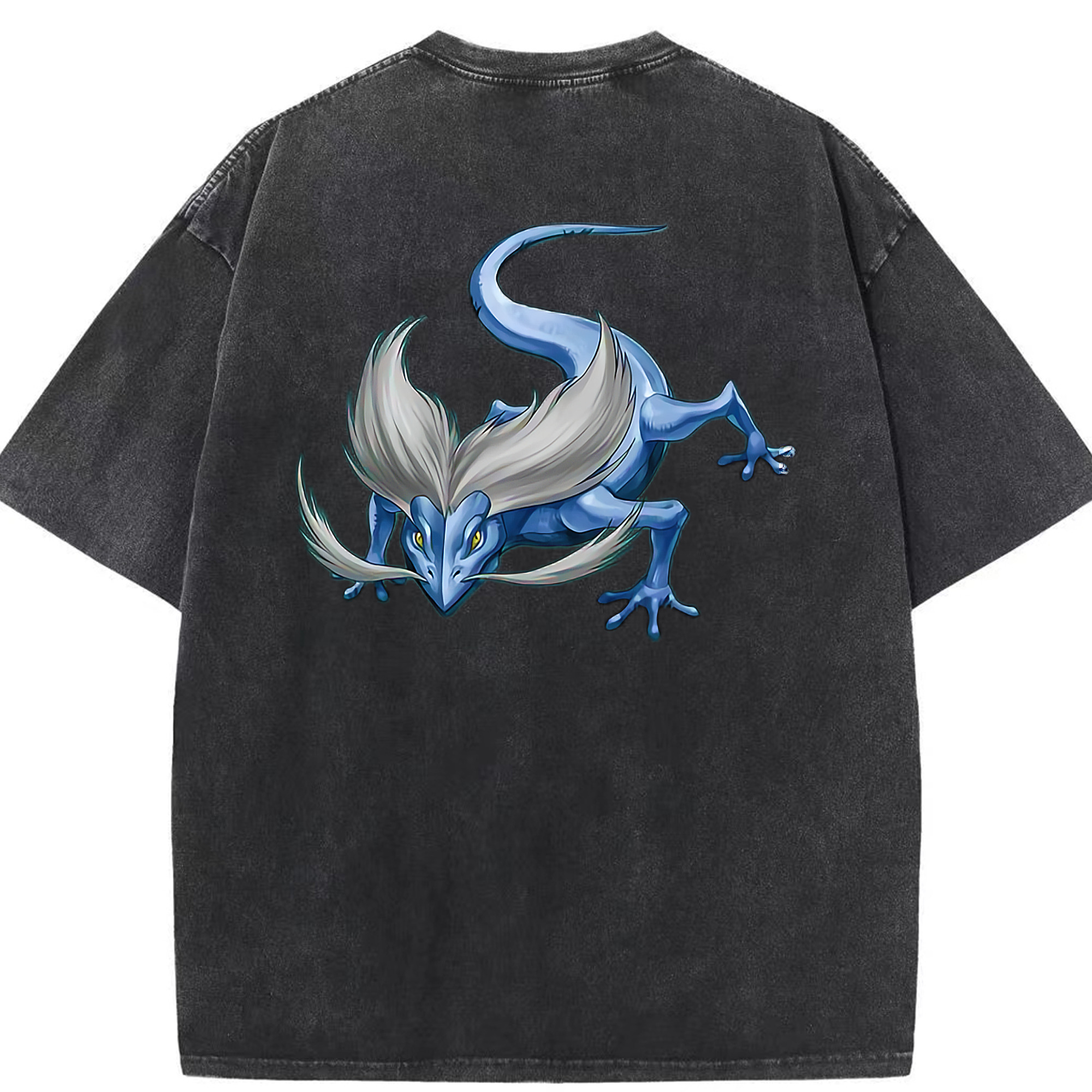 （画像用） 遊☆戯☆王 Yu-Gi-Oh! 綿100% ヴィンテージ風 半袖Tシャツ（背面プリント）