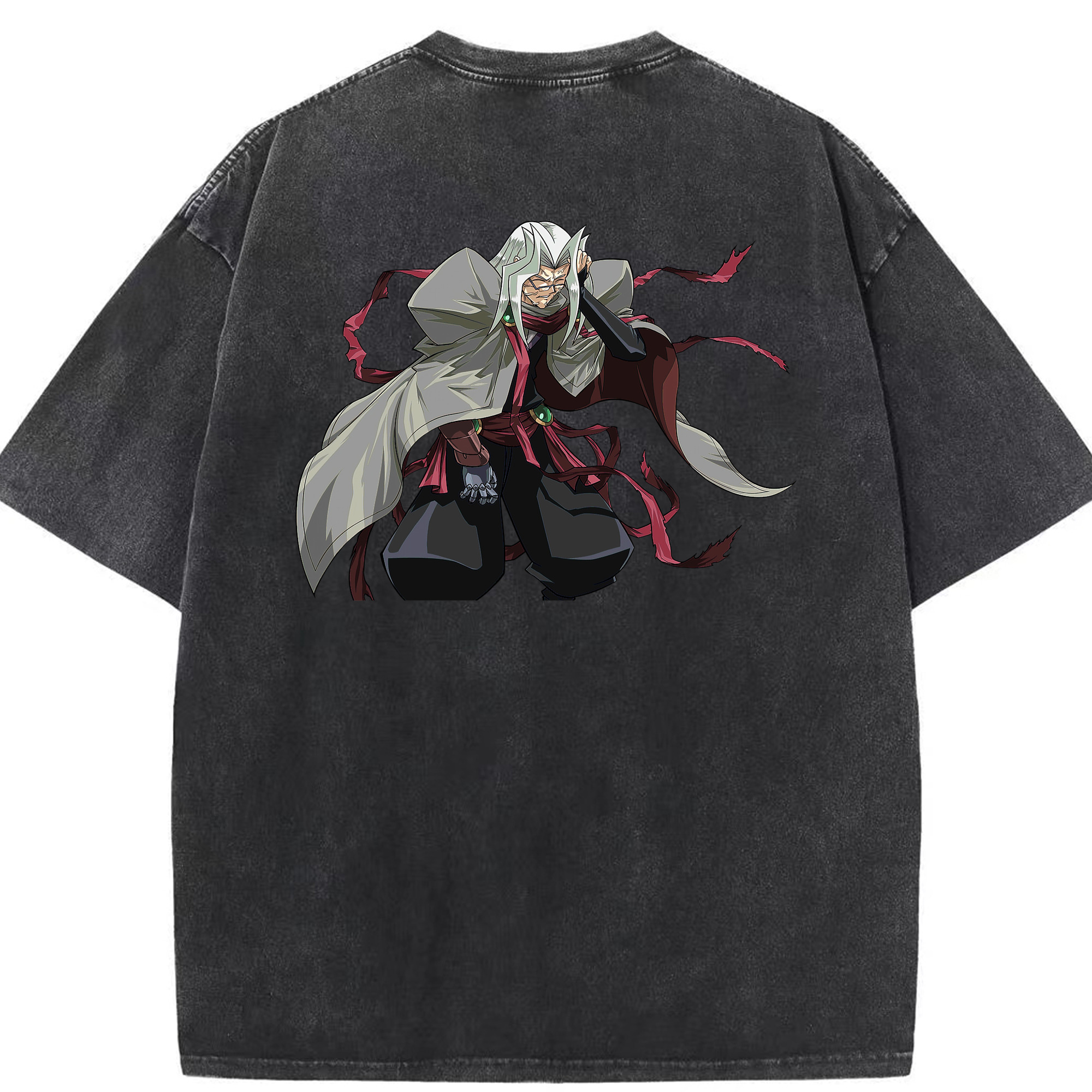 （画像用） 遊☆戯☆王 Yu-Gi-Oh! 綿100% ヴィンテージ風 半袖Tシャツ（背面プリント）
