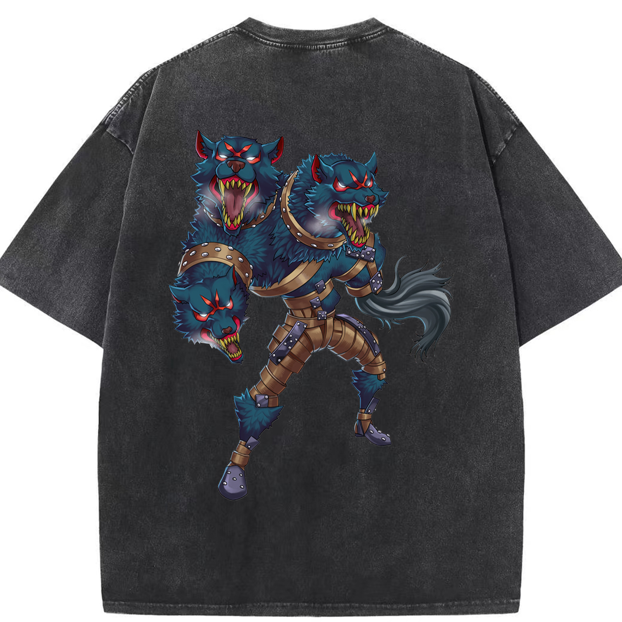 （画像用） 遊☆戯☆王 Yu-Gi-Oh! 綿100% ヴィンテージ風 半袖Tシャツ（背面プリント）