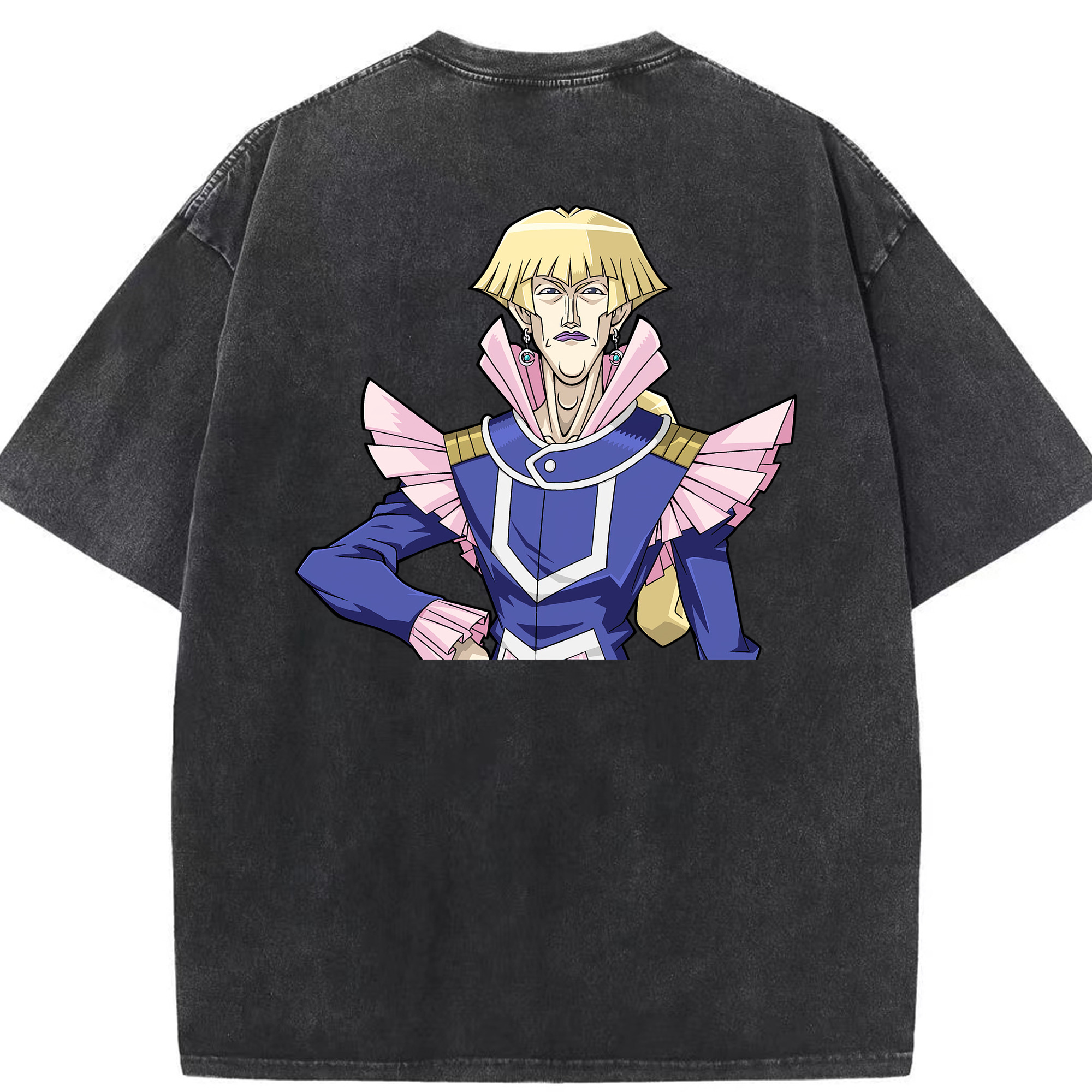 （画像用） 遊☆戯☆王 Yu-Gi-Oh! 綿100% ヴィンテージ風 半袖Tシャツ（背面プリント）