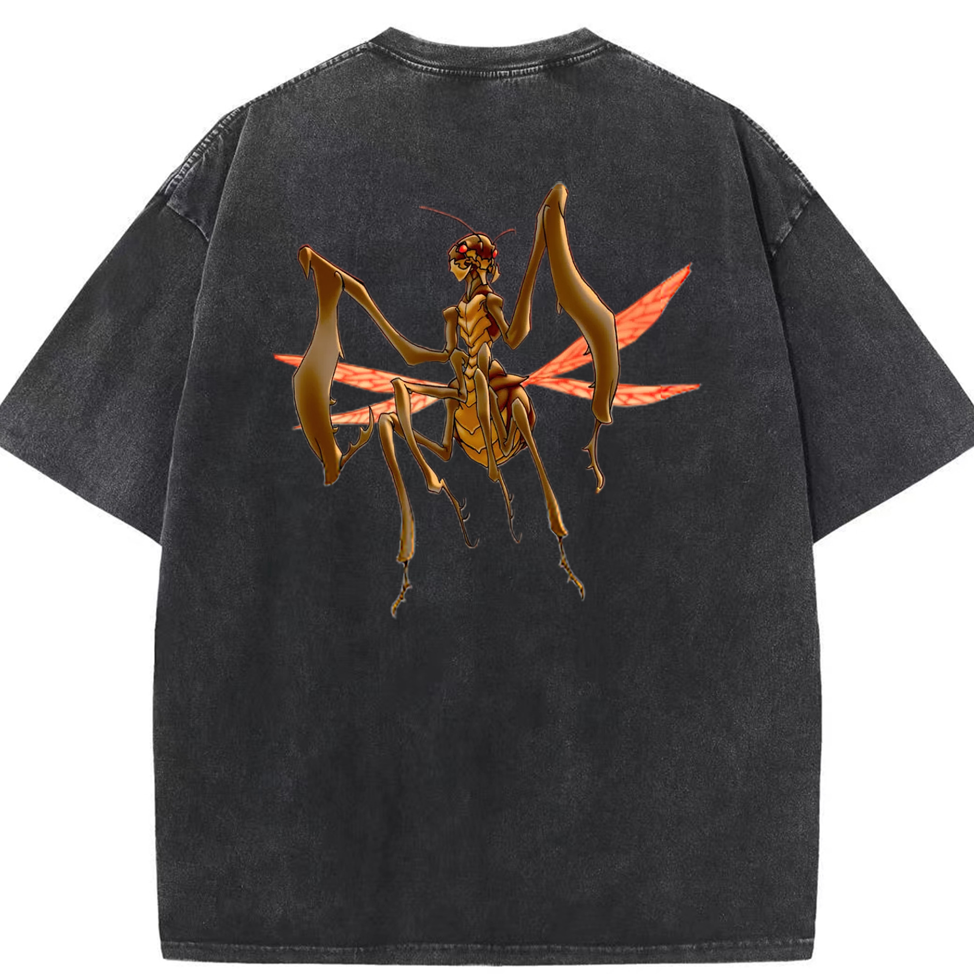 （画像用） 遊☆戯☆王 Yu-Gi-Oh! 綿100% ヴィンテージ風 半袖Tシャツ（背面プリント）