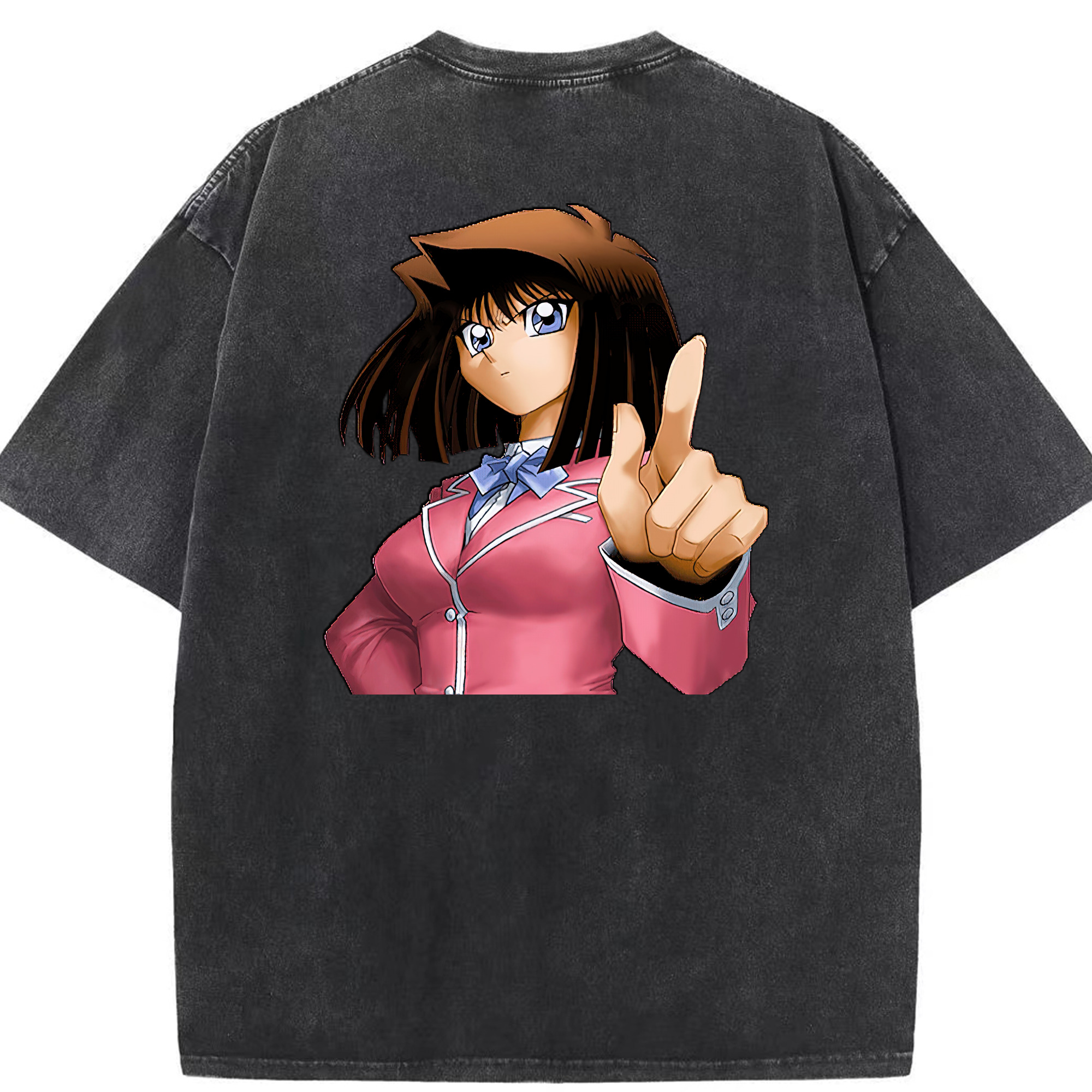 （画像用） 遊☆戯☆王 Yu-Gi-Oh! 綿100% ヴィンテージ風 半袖Tシャツ（背面プリント）