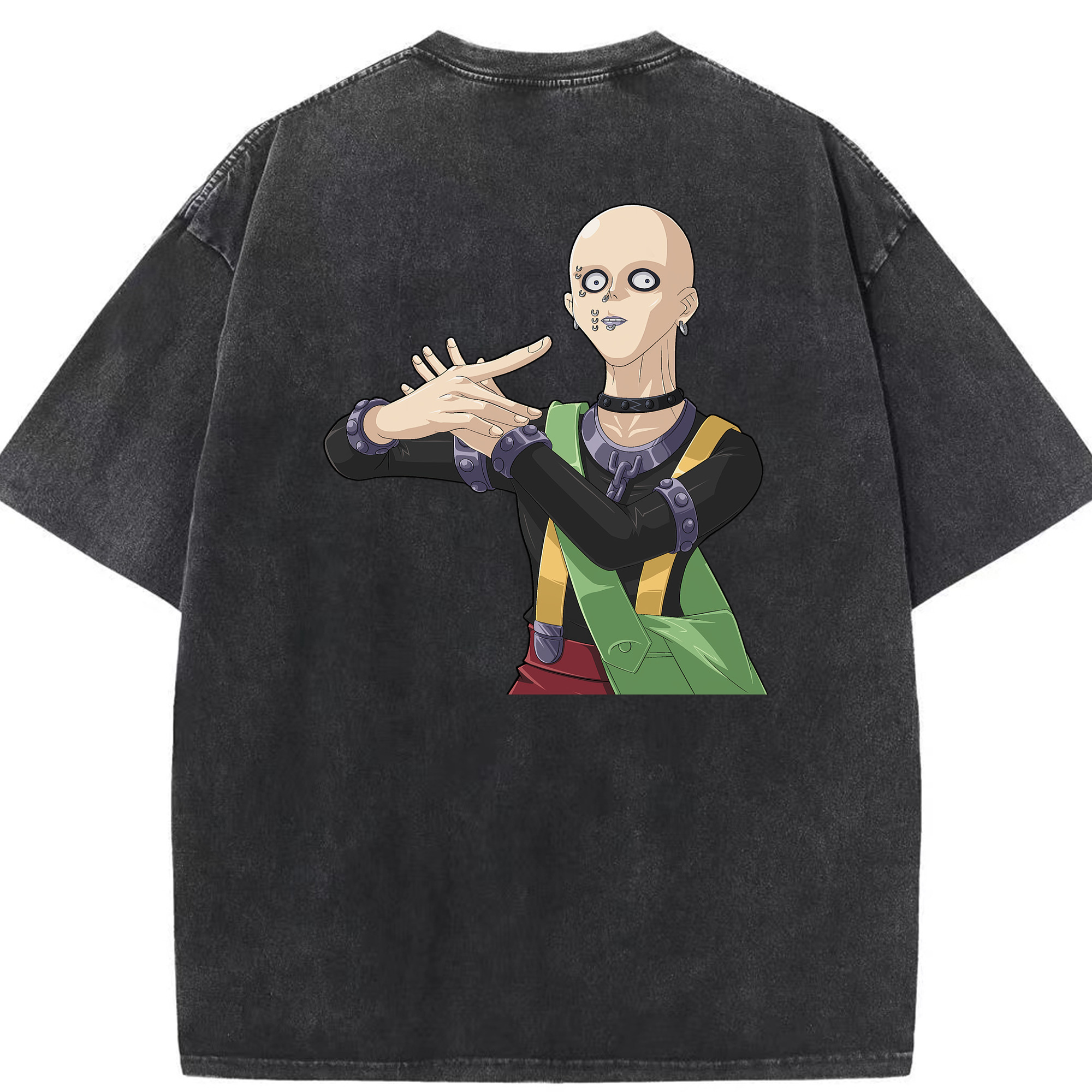 （画像用） 遊☆戯☆王 Yu-Gi-Oh! 綿100% ヴィンテージ風 半袖Tシャツ（背面プリント）