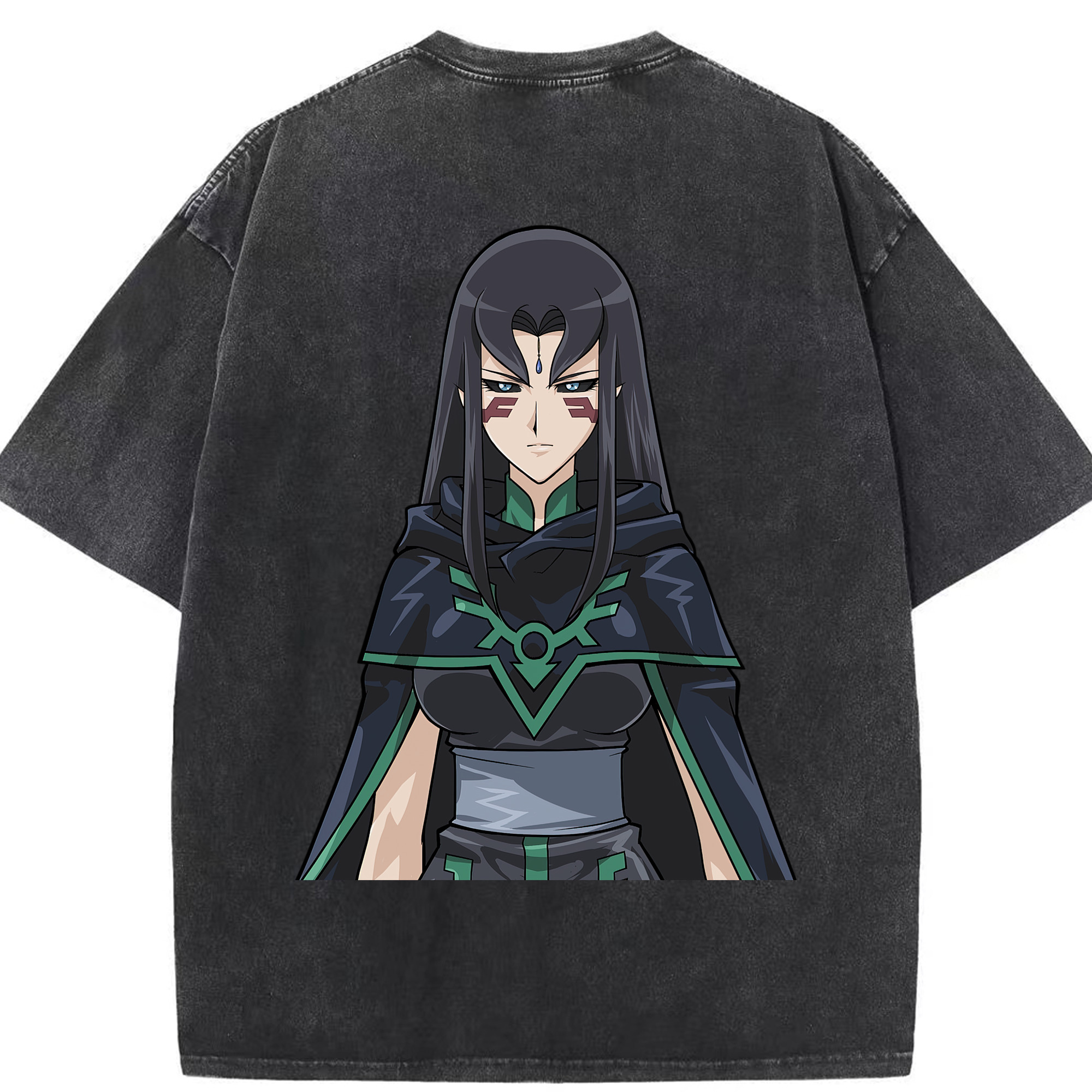 （画像用） 遊☆戯☆王 Yu-Gi-Oh! 綿100% ヴィンテージ風 半袖Tシャツ（背面プリント）