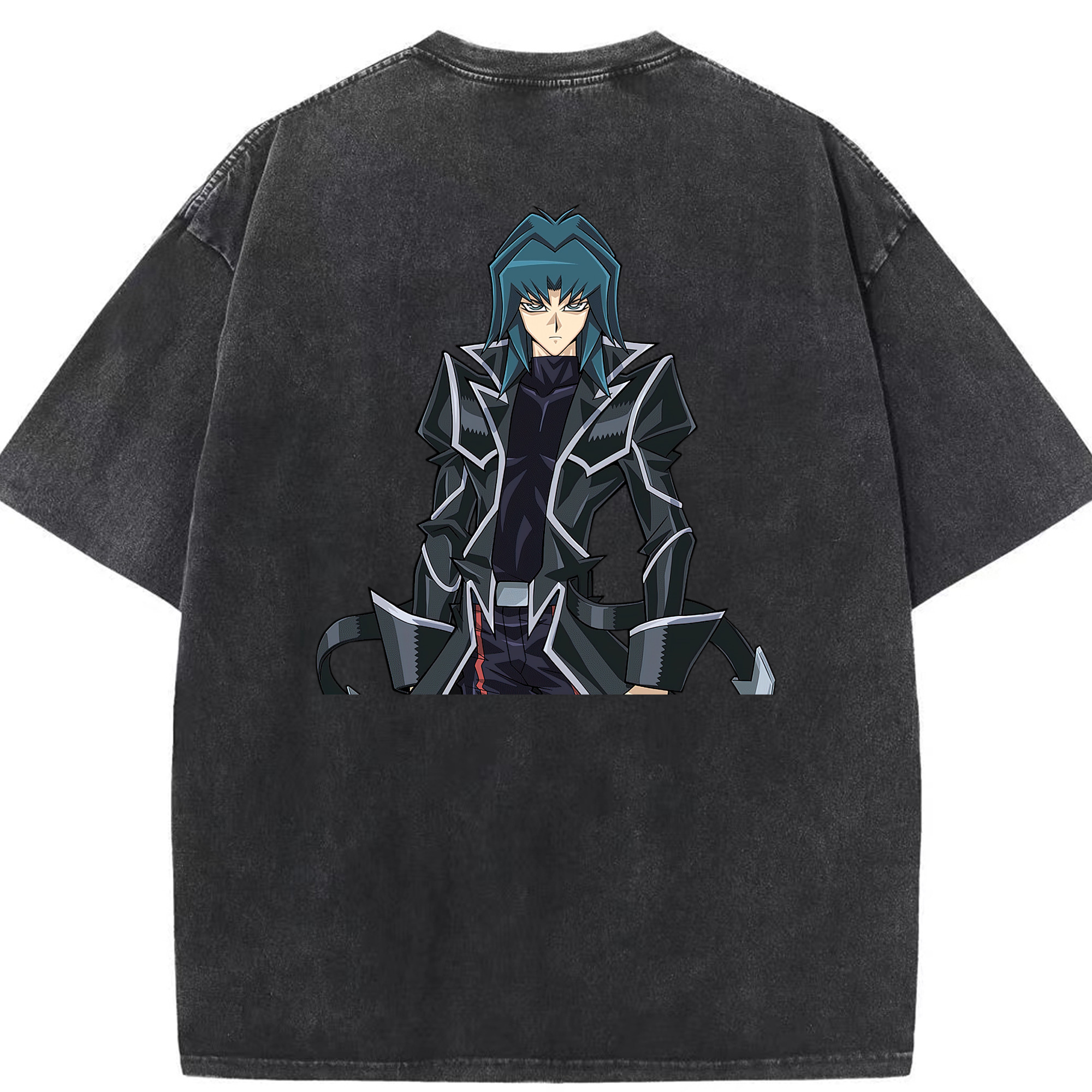 （画像用） 遊☆戯☆王 Yu-Gi-Oh! 綿100% ヴィンテージ風 半袖Tシャツ（背面プリント）