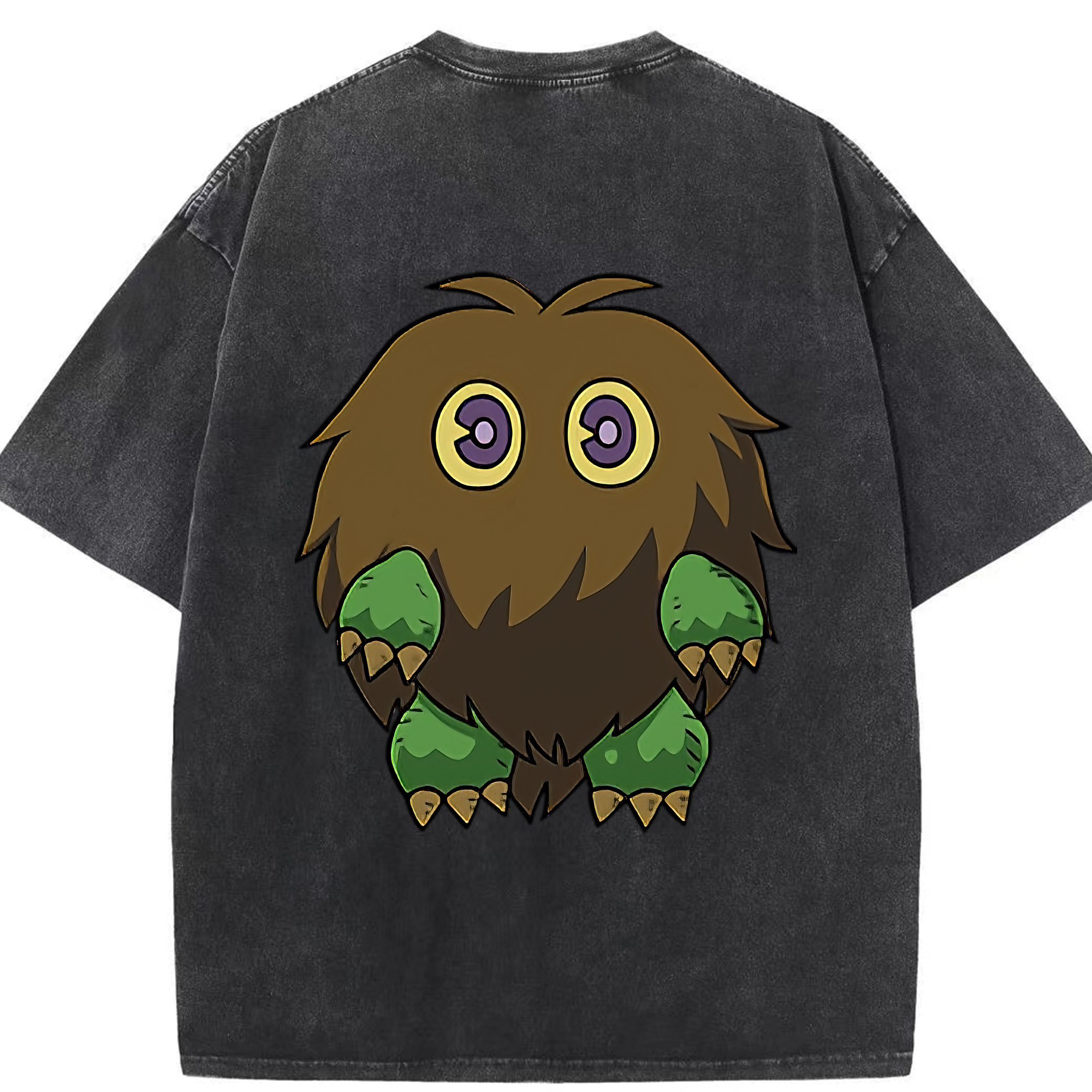 （画像用） 遊☆戯☆王 Yu-Gi-Oh! 綿100% ヴィンテージ風 半袖Tシャツ（背面プリント）